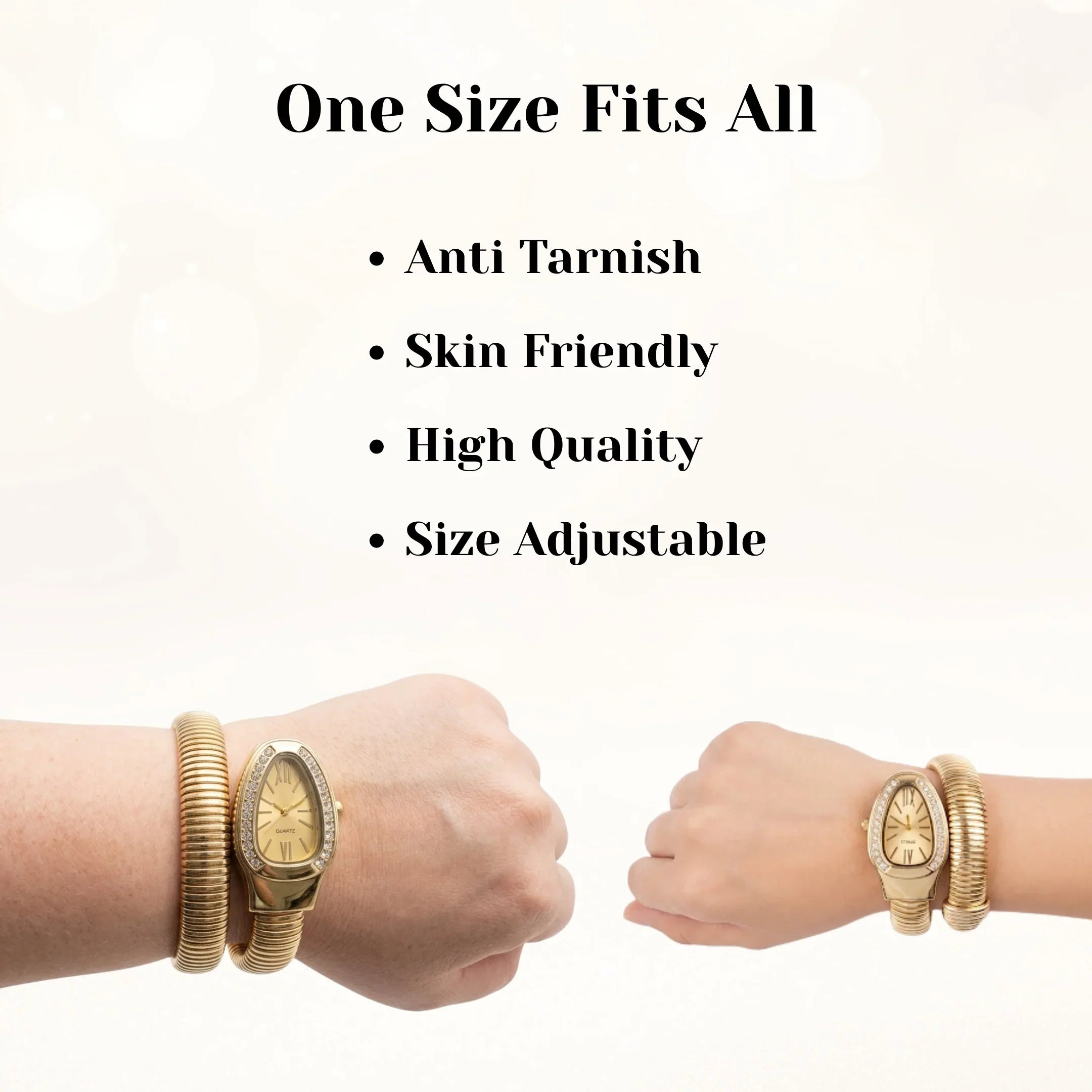 Basic Gold Snake Watch