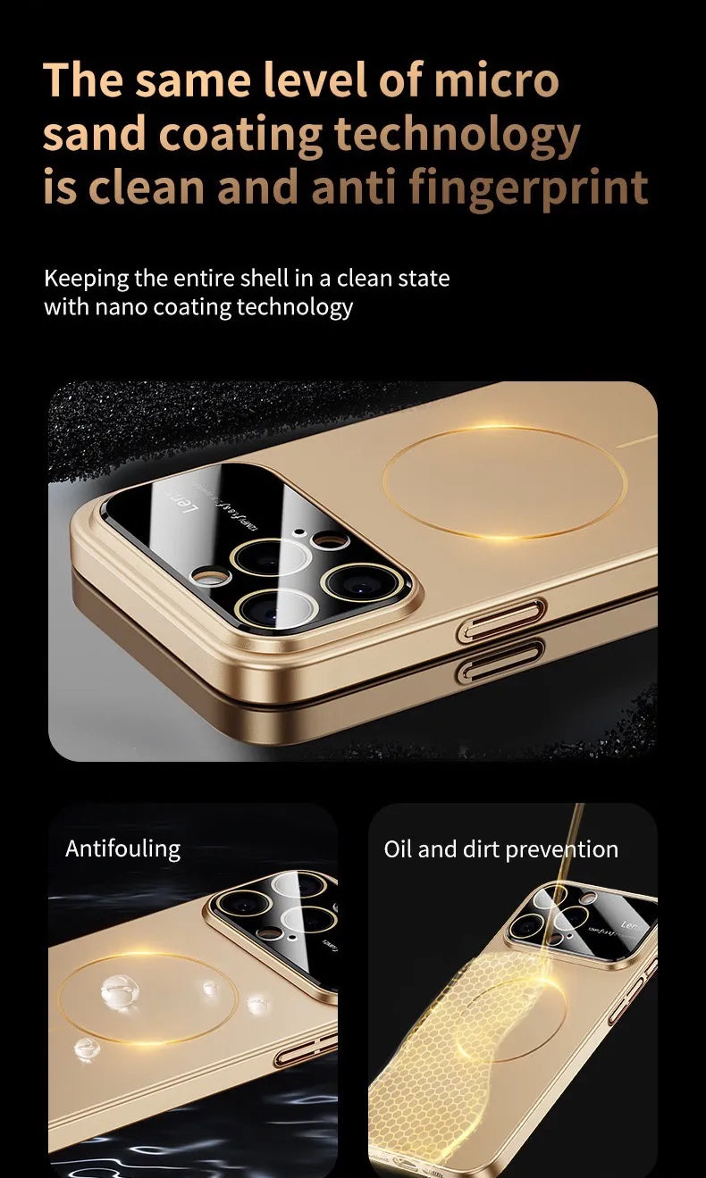 Dark Camera Lense Case For iPhone