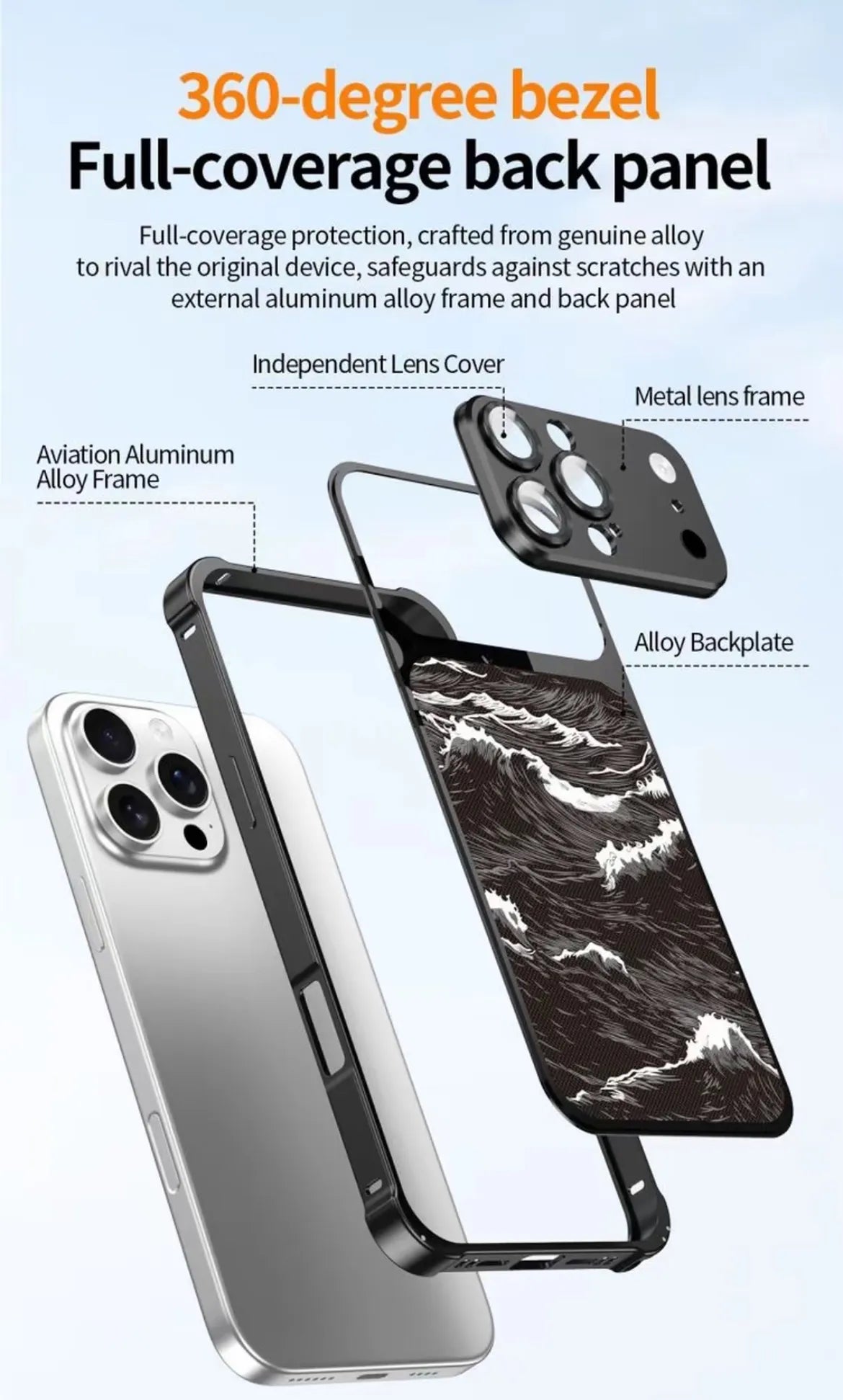 AnimeWave Metal Case For iPhone