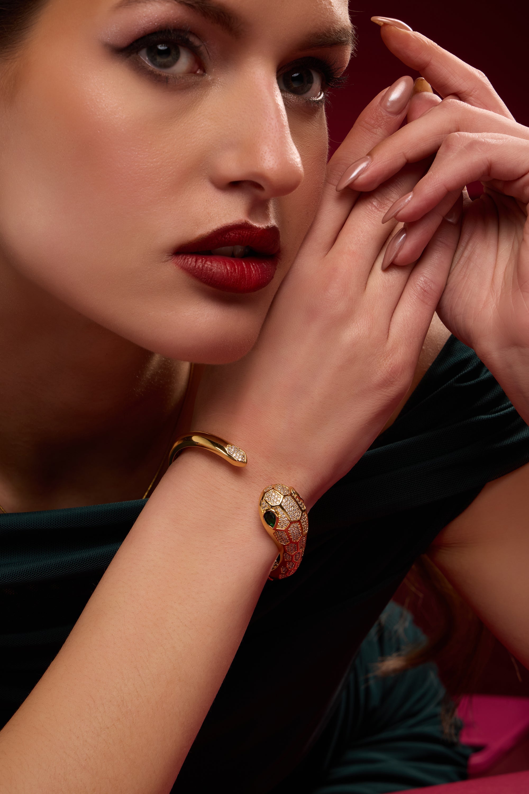 Lustrous Serpenti | Golden Bracelet