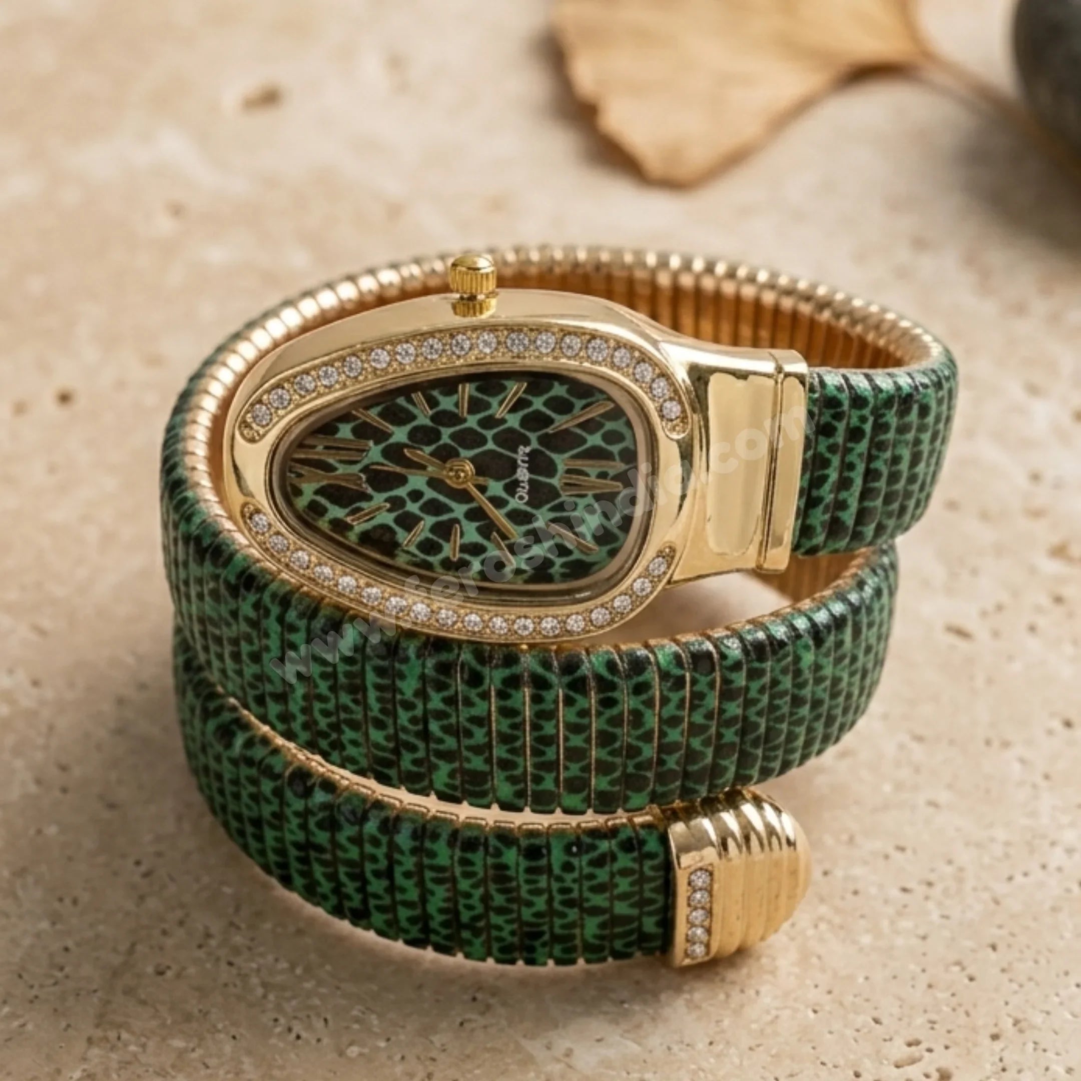 Forest Snake Bracelet Watch