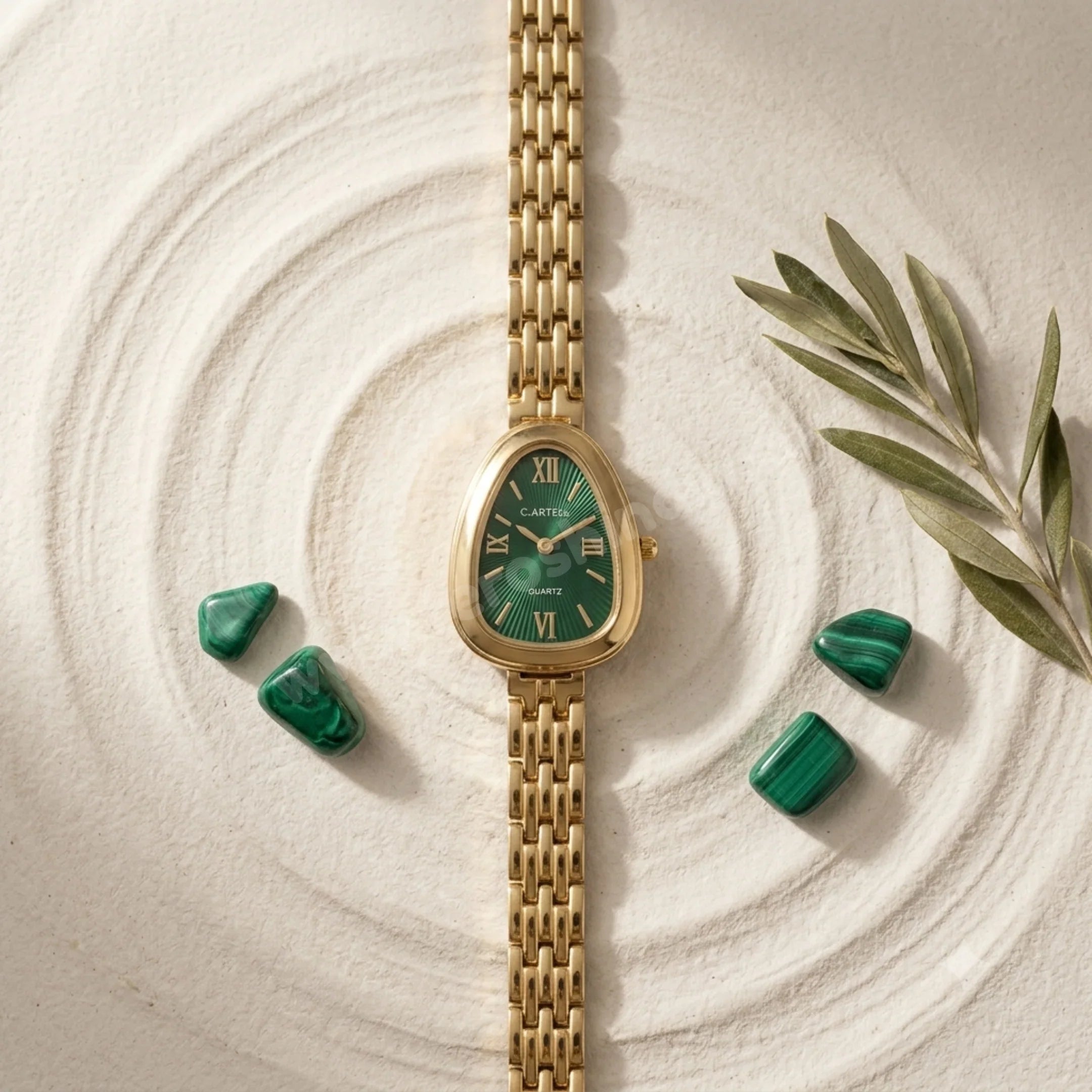 Green Chain Serpenti Watch