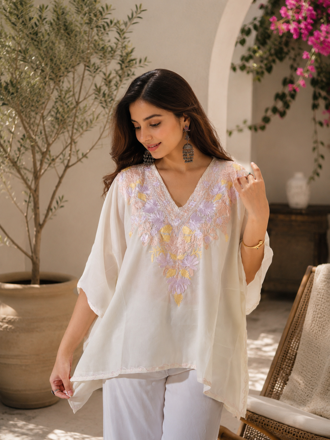 Noorposh Kashmiri Cotton Kaftan