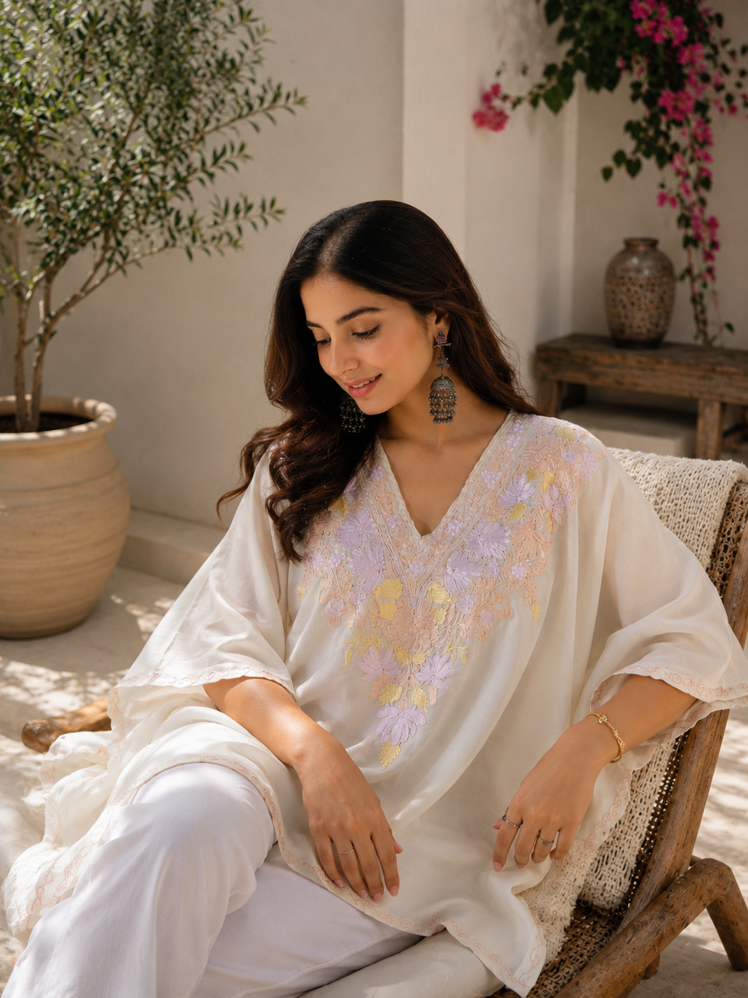 Noorposh Kashmiri Cotton Kaftan