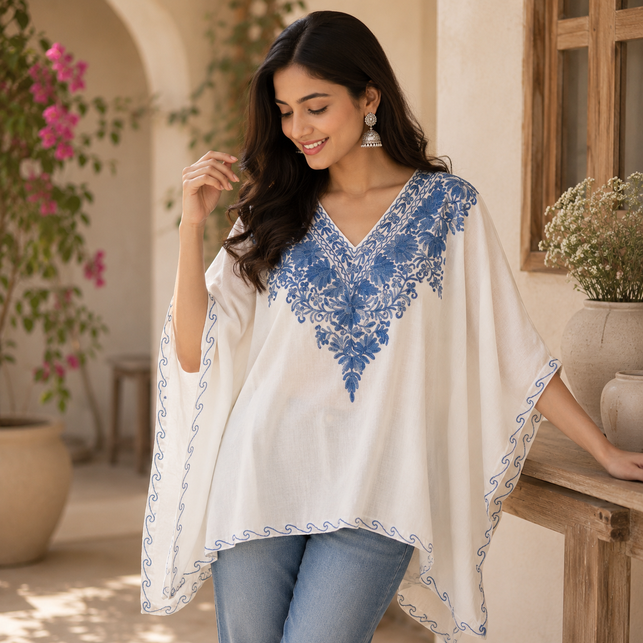 Sounth Posh Kashmiri Cotton Kaftan