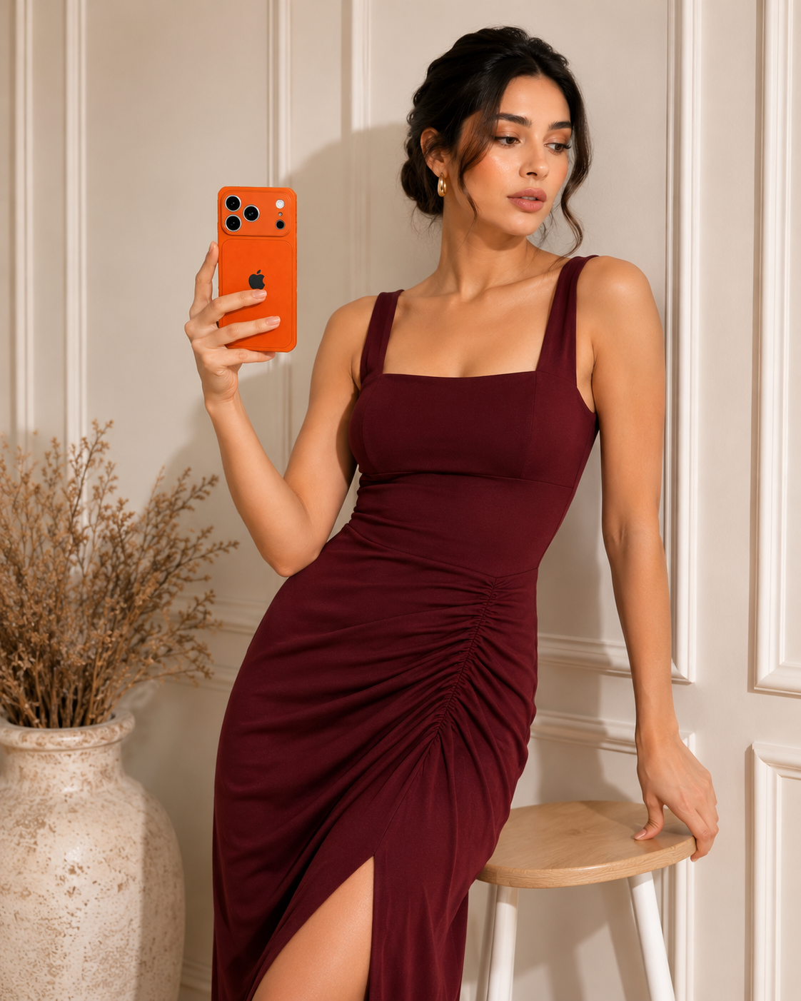 Royale Edition Orange Collection case for iPhone 17 Pro Max, also compatible with iPhone 16, 15, and 14 — stylish, creative