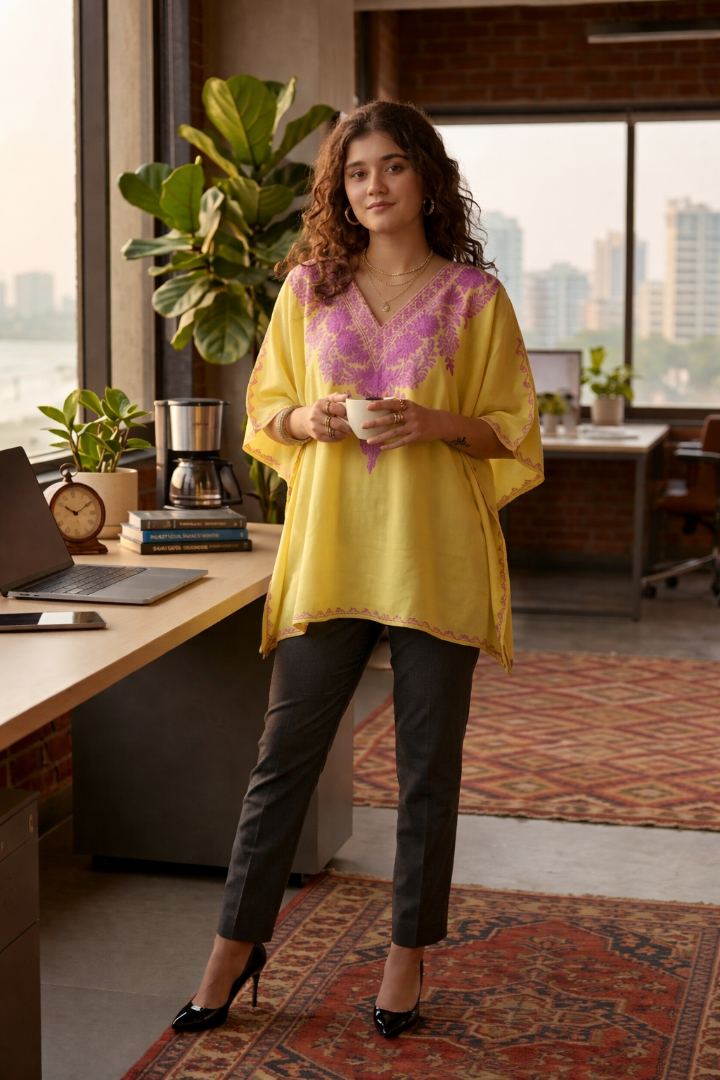 Sounth Posh Kashmiri Cotton Kaftan