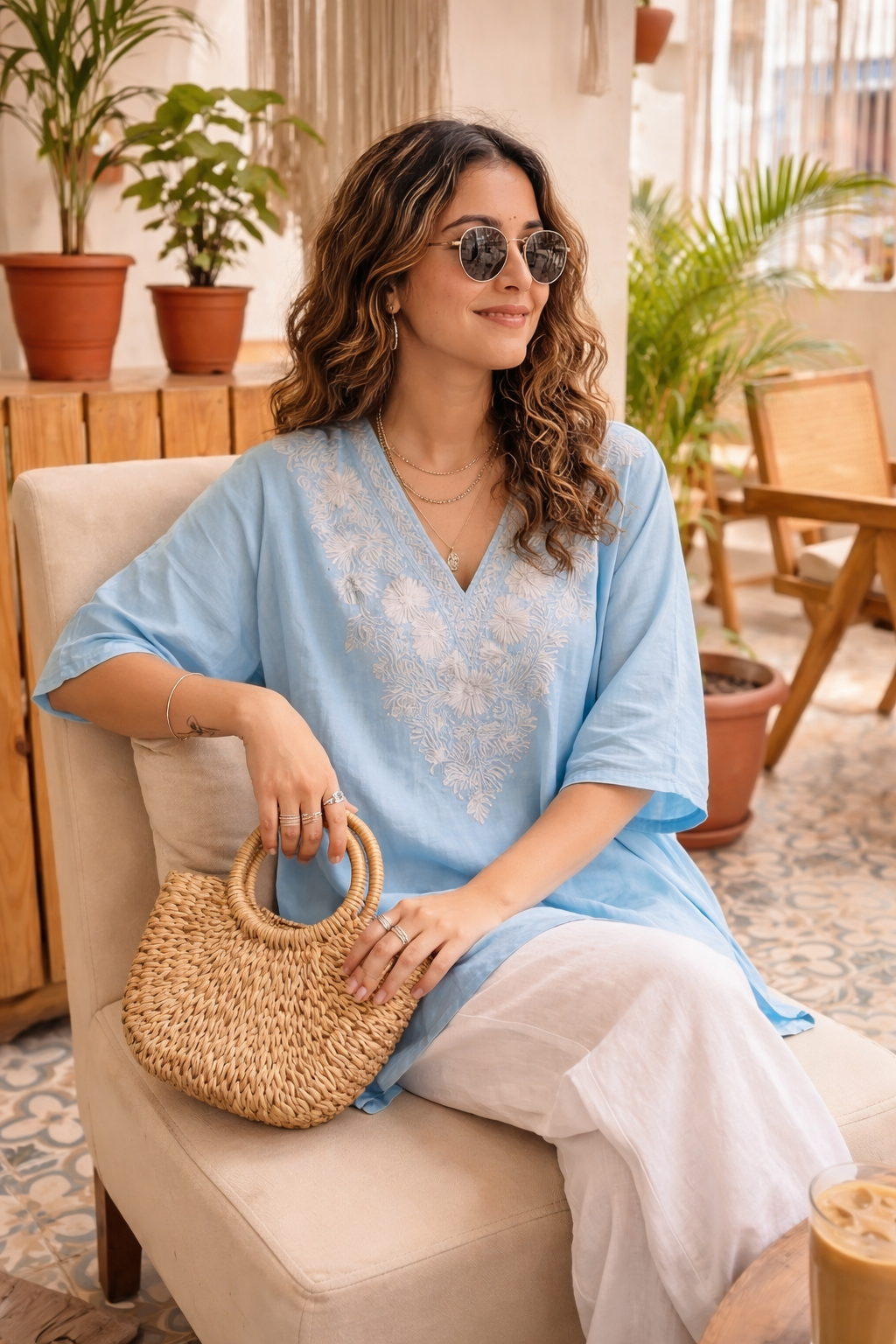 Mehr Gul Kashmiri Kaftan