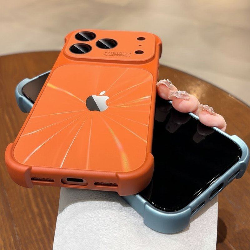 Minimalist and premium aurora-style case for iPhone 17 Pro Max, also compatible with iPhone 16, 15, and 14 — stylish, creative