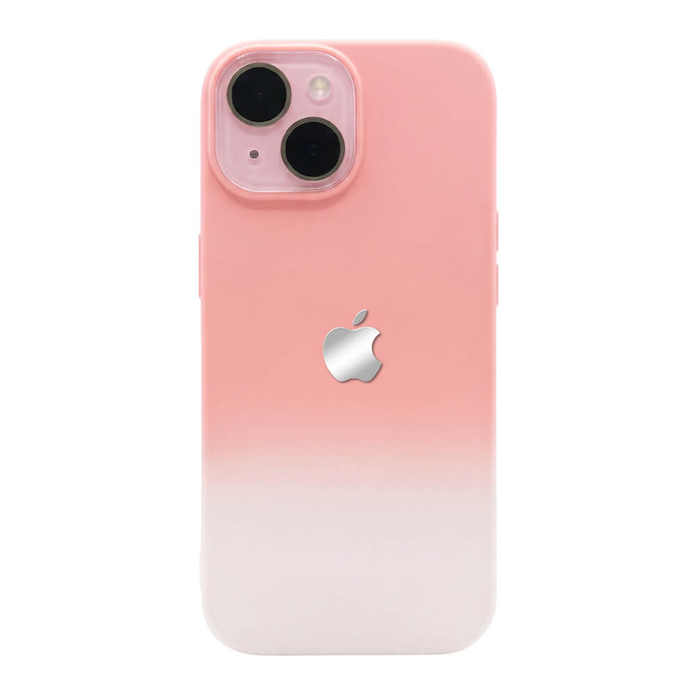 Crystal Lens Silicone Gradient Phone Case - Pink