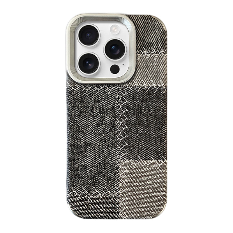 Denim Patchwork Phone Case