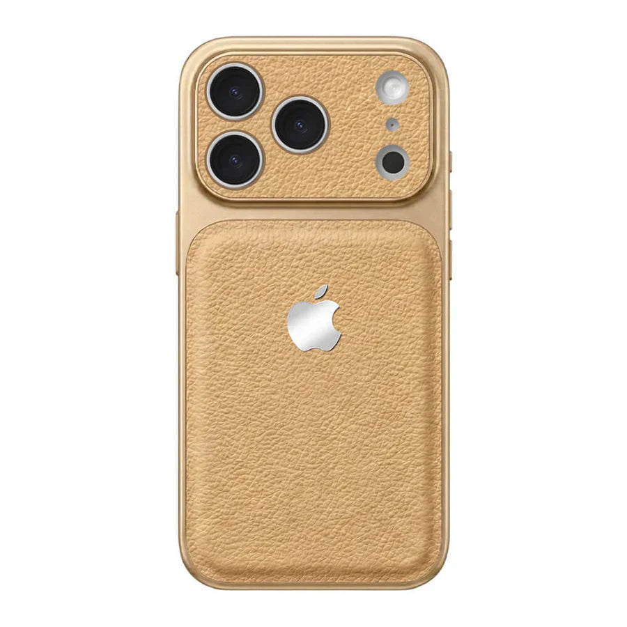 Double Leather Large Window Phone Case