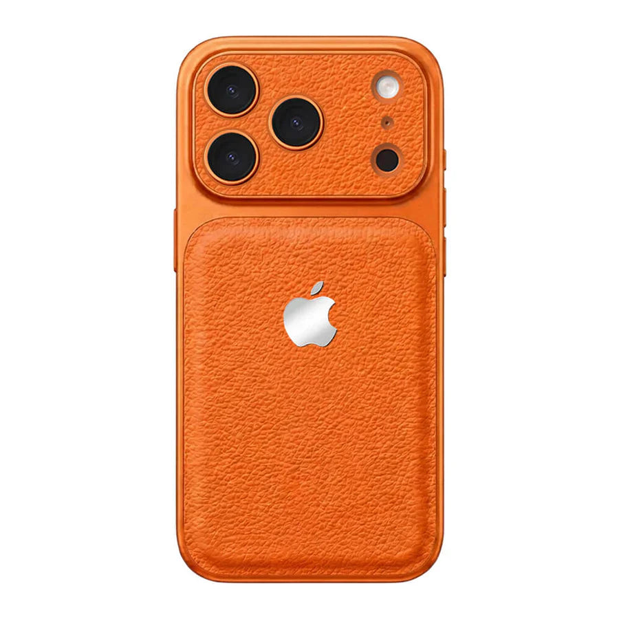 Double Leather Large Window Phone Case