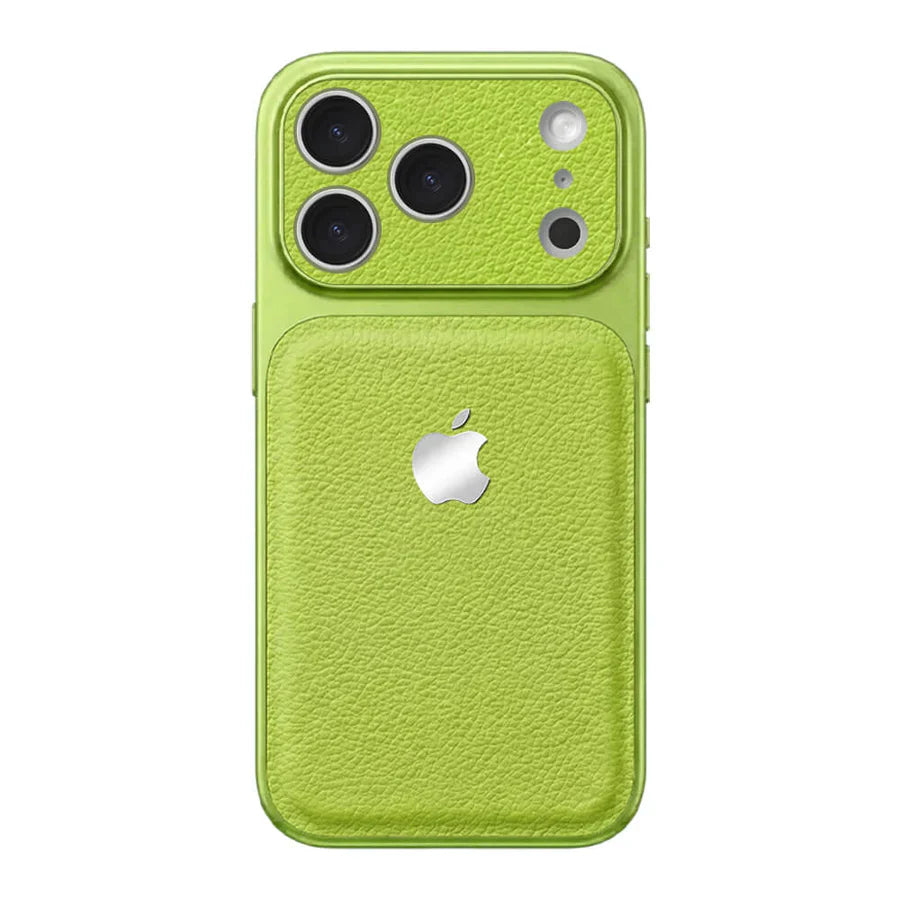 Double Leather Large Window Phone Case