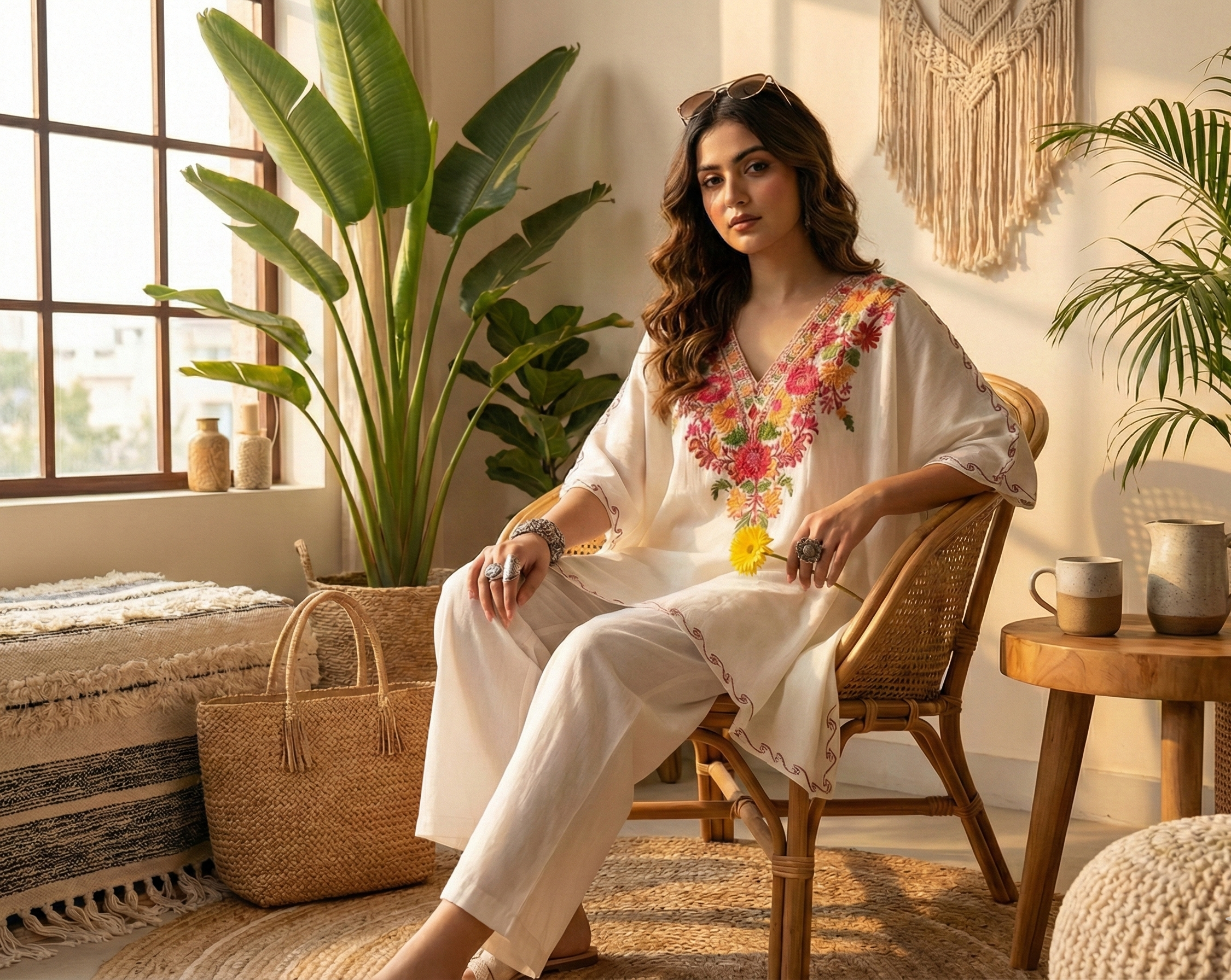 Gulistan Kashmiri Kaftan
