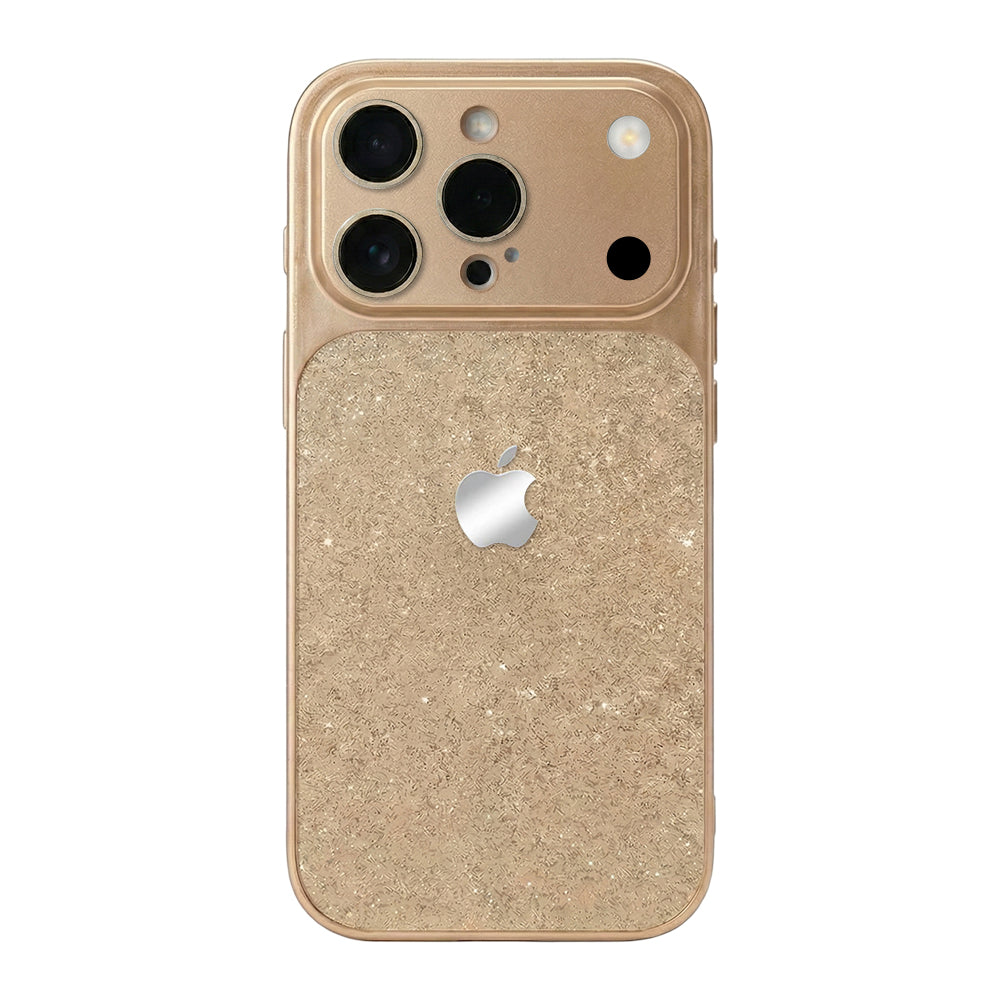 Glitter Frosted Phone Case - Desert Gold