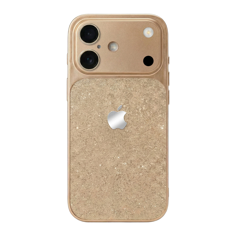 Glitter Frosted Phone Case - Desert Gold