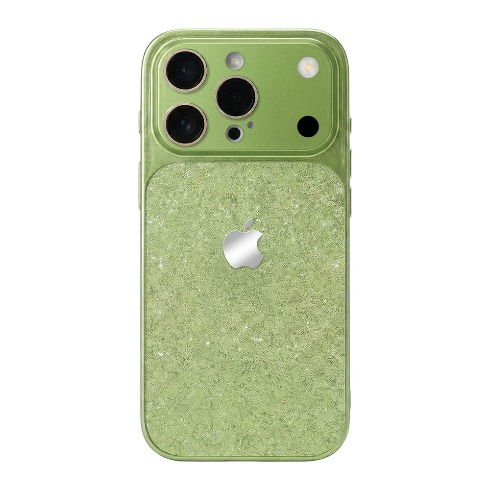 Glitter Frosted Phone Case - Green