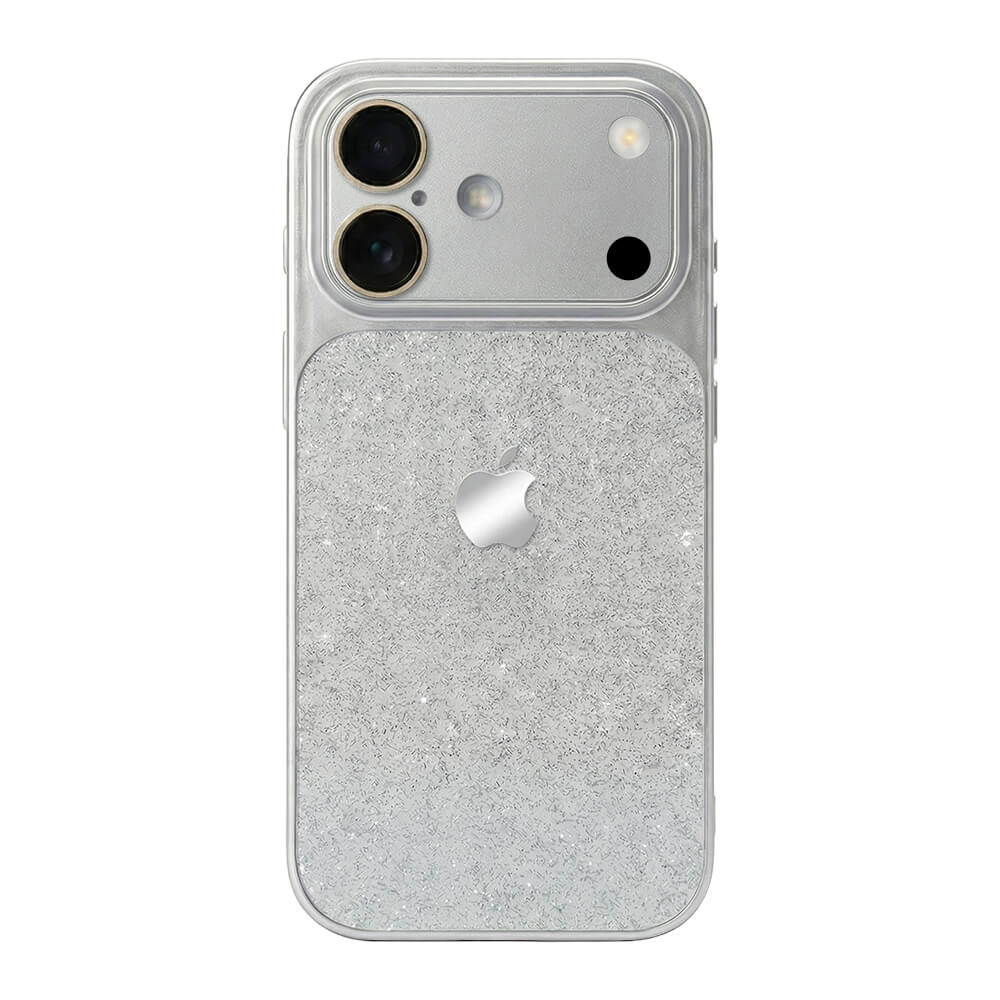 Glitter Frosted Phone Case - White