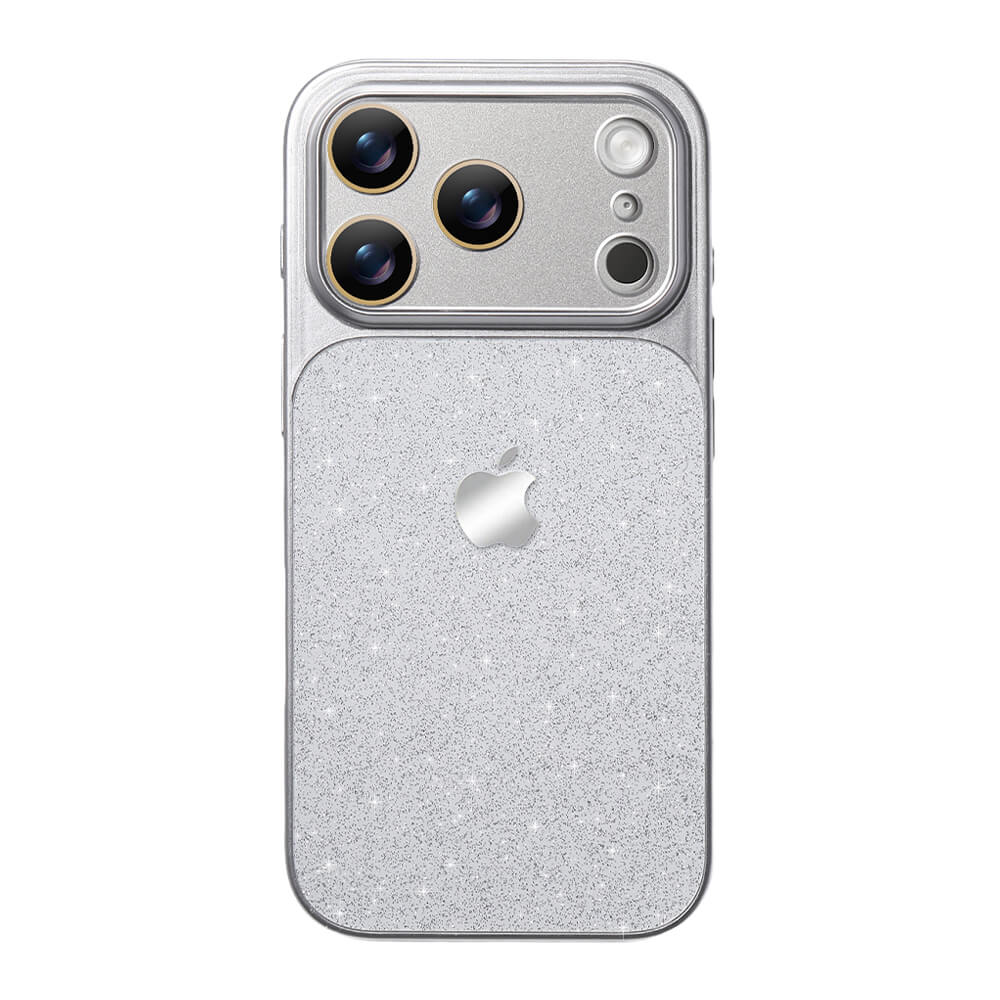 Glitter Frosted Phone Case - White