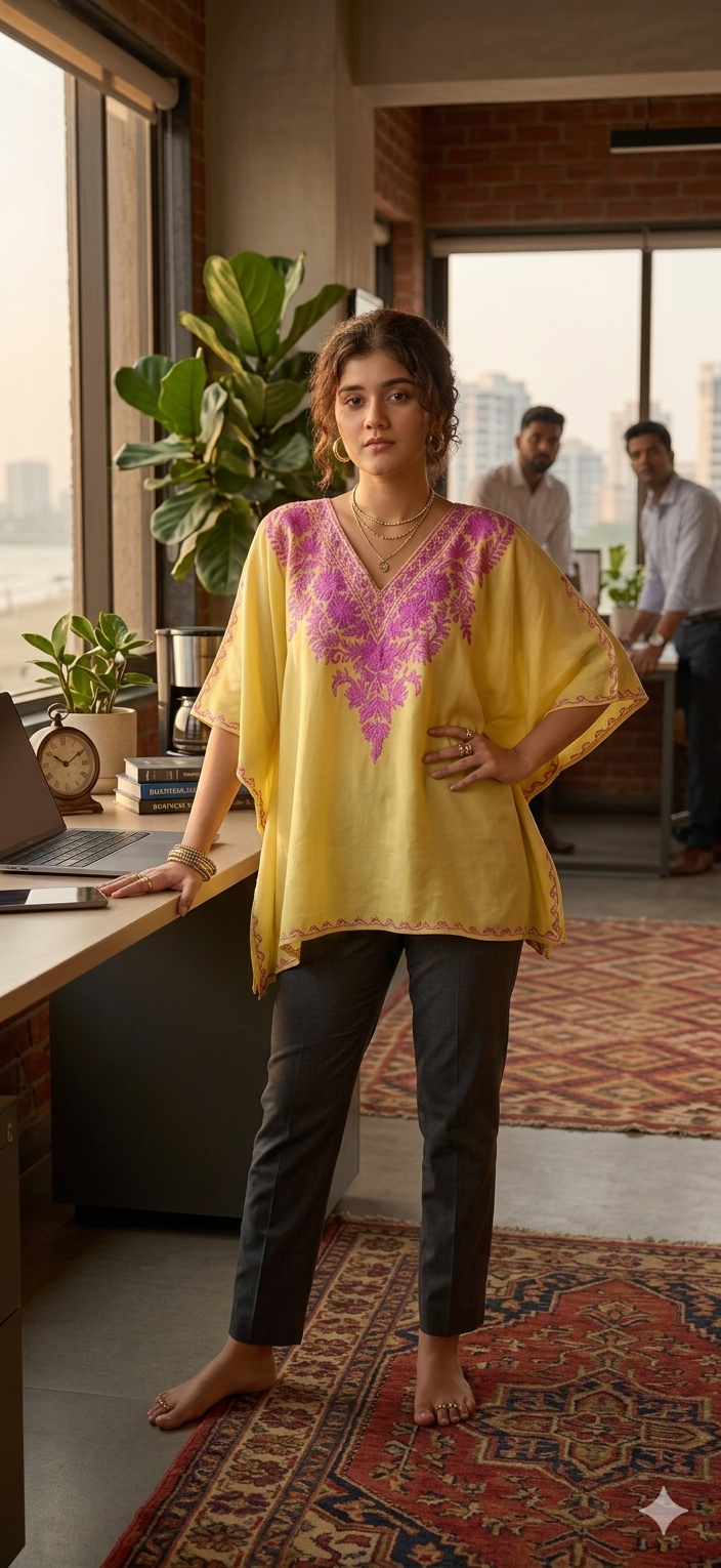 Sounth Posh Kashmiri Cotton Kaftan