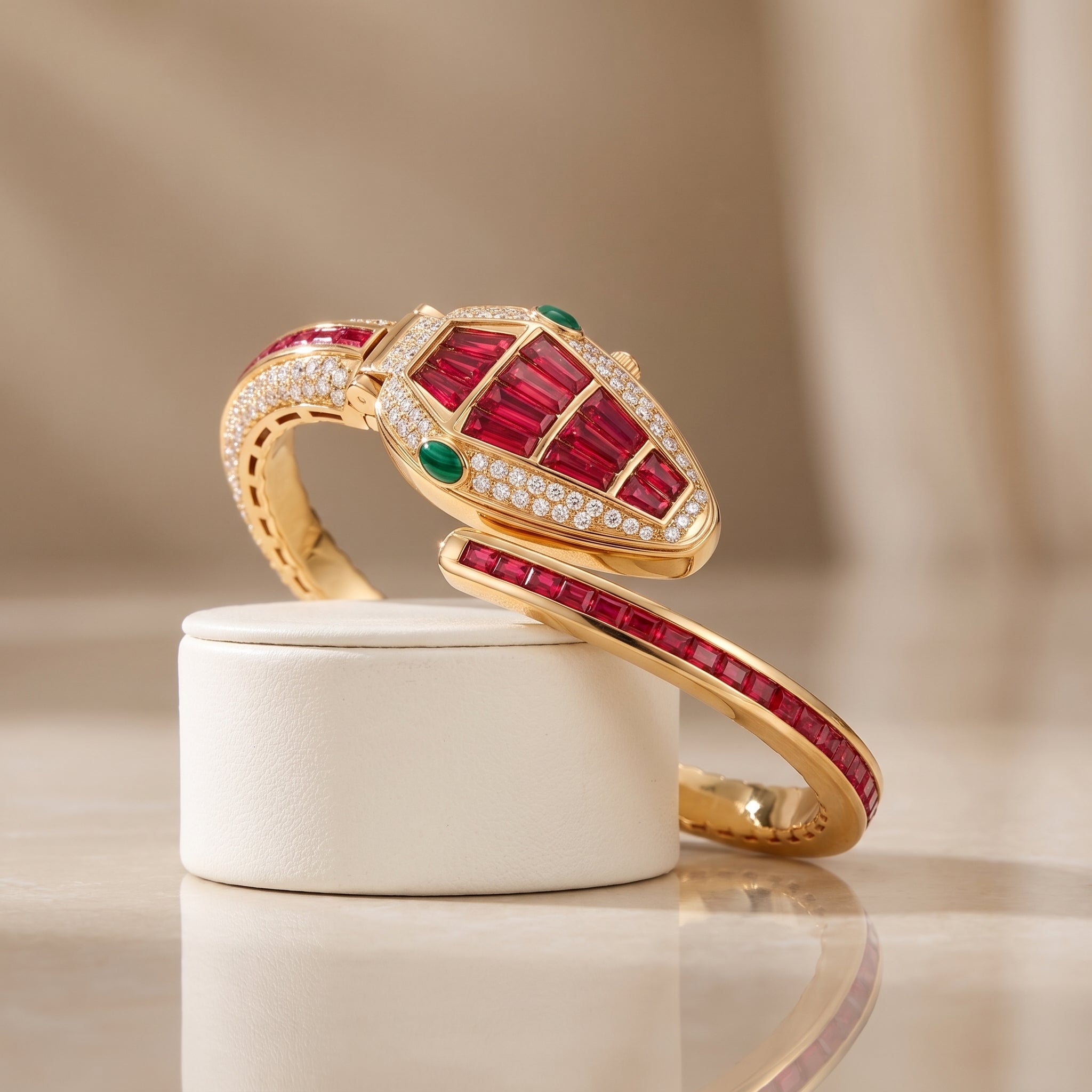 Ruby Serpentyne Crystal
