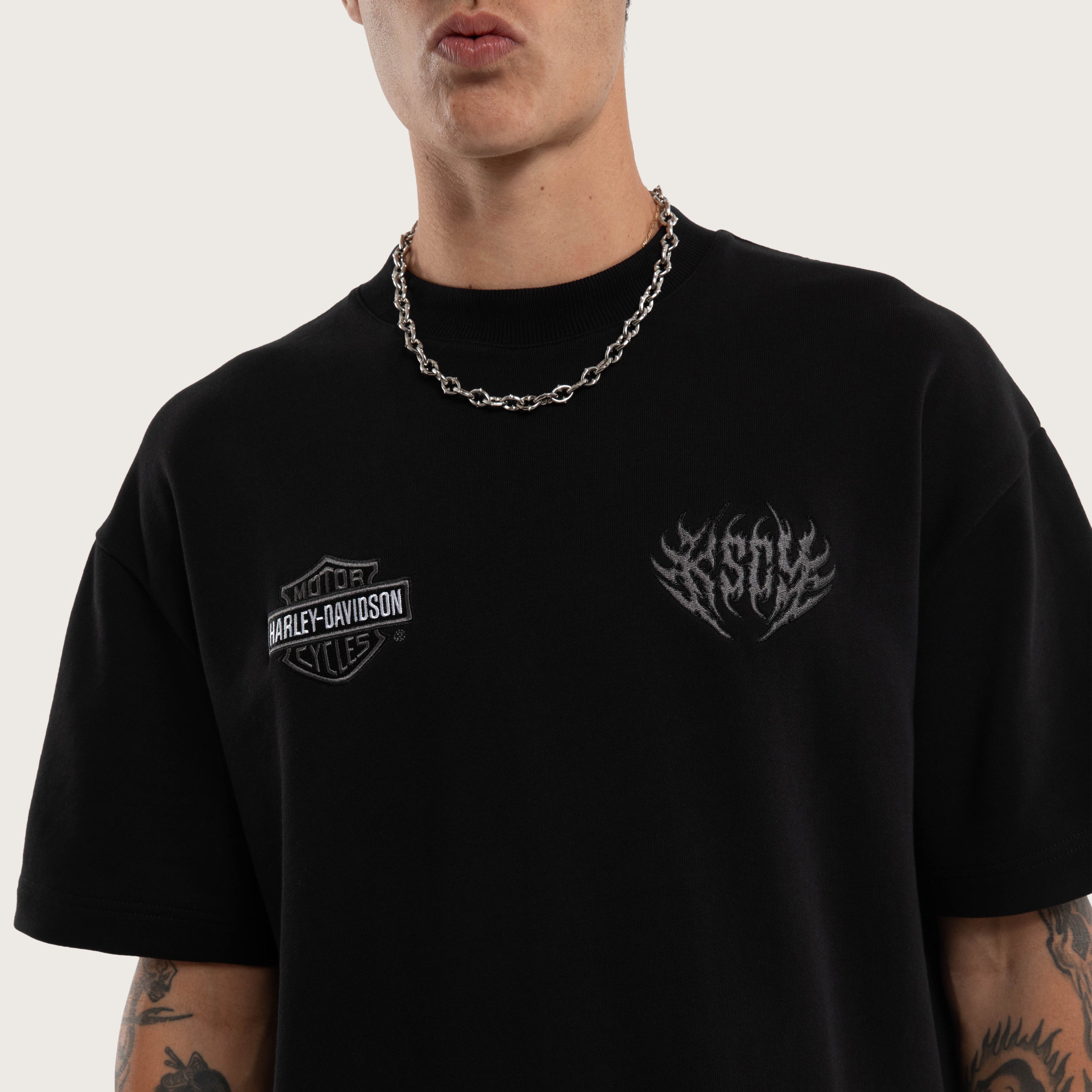 Everyday Loopback Cotton T-Shirt – Jet Black