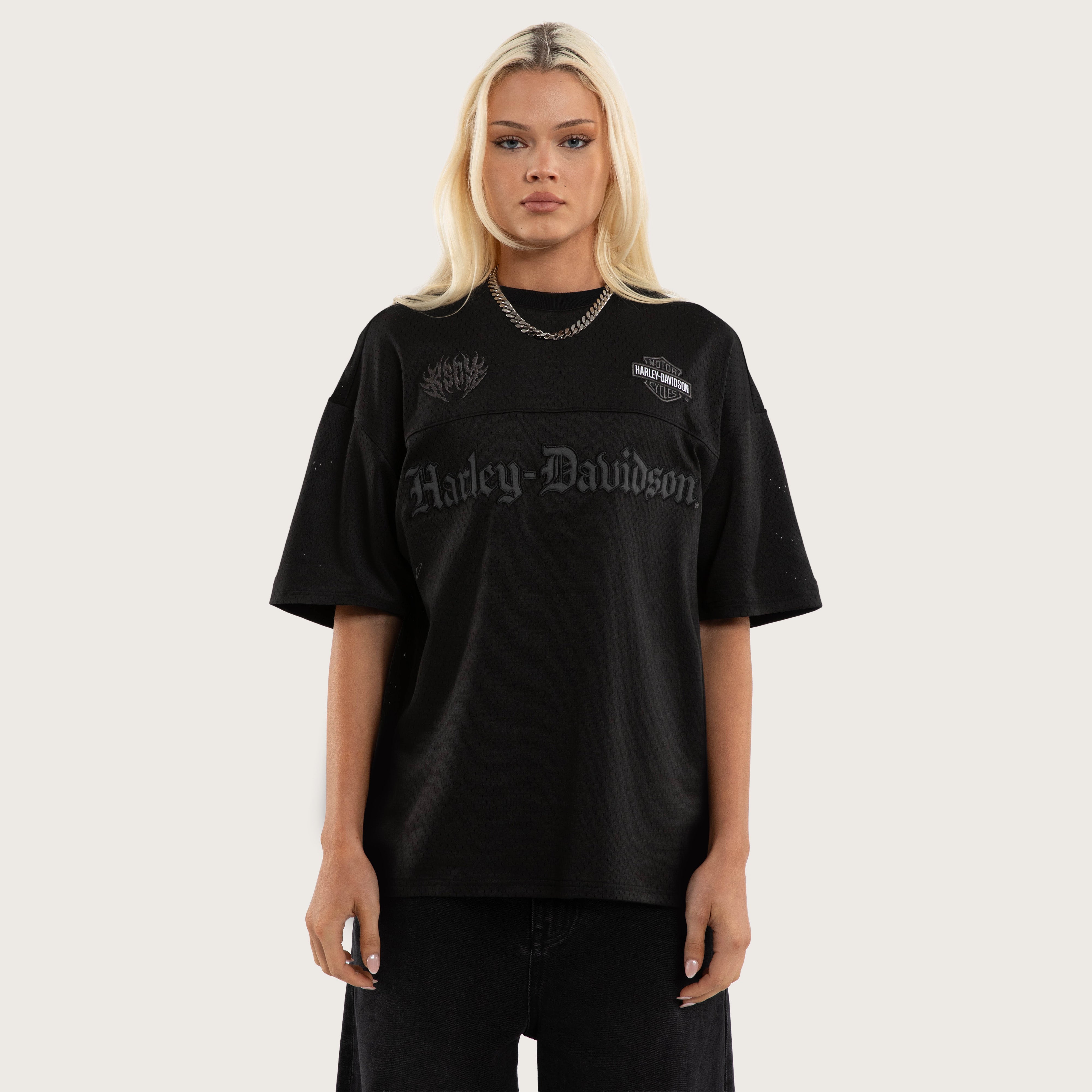 Athletic Football Team Jersey – Jet Black