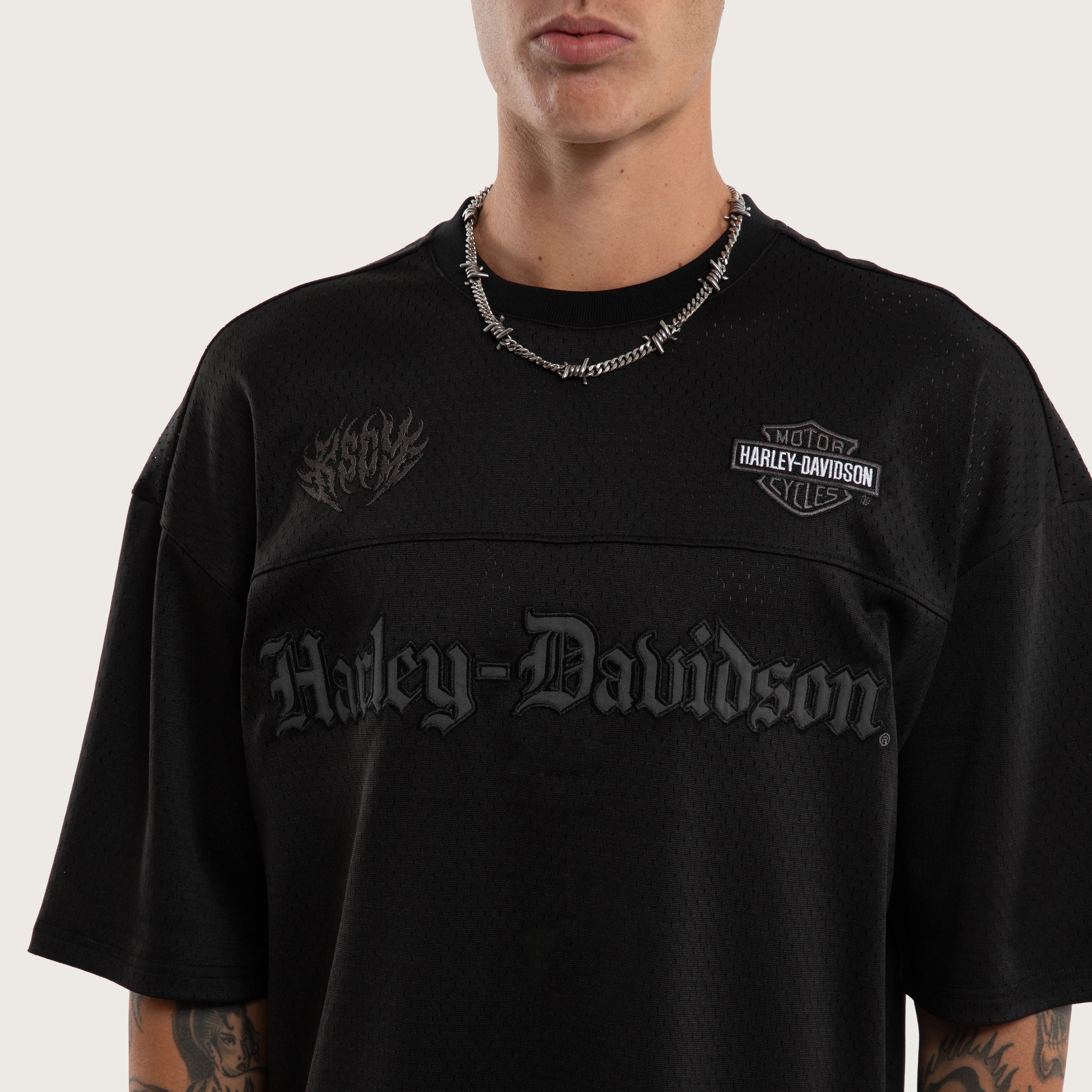 Athletic Football Team Jersey – Jet Black
