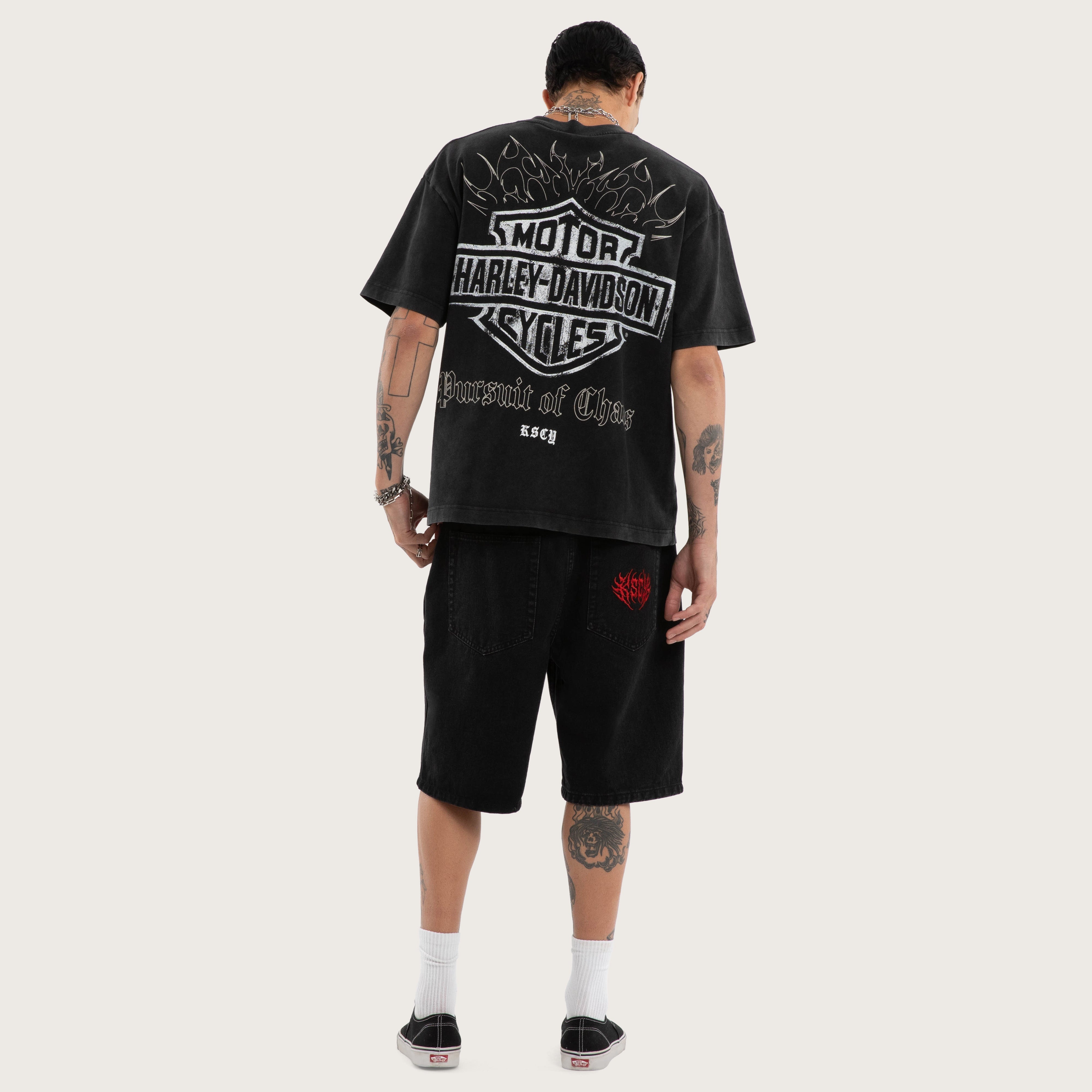 Premium Urban Graphic Tee – Snow Black