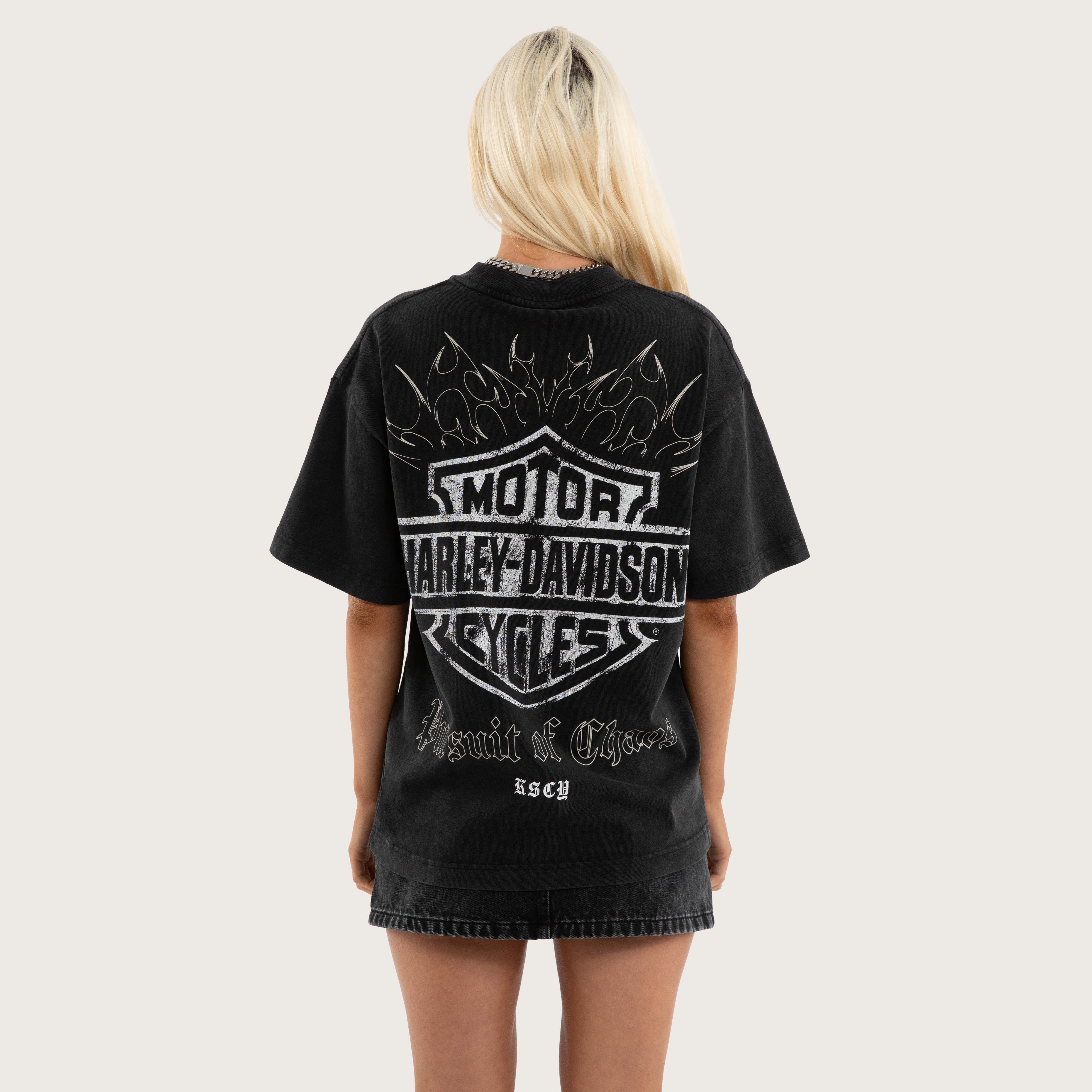 Premium Urban Graphic Tee – Snow Black