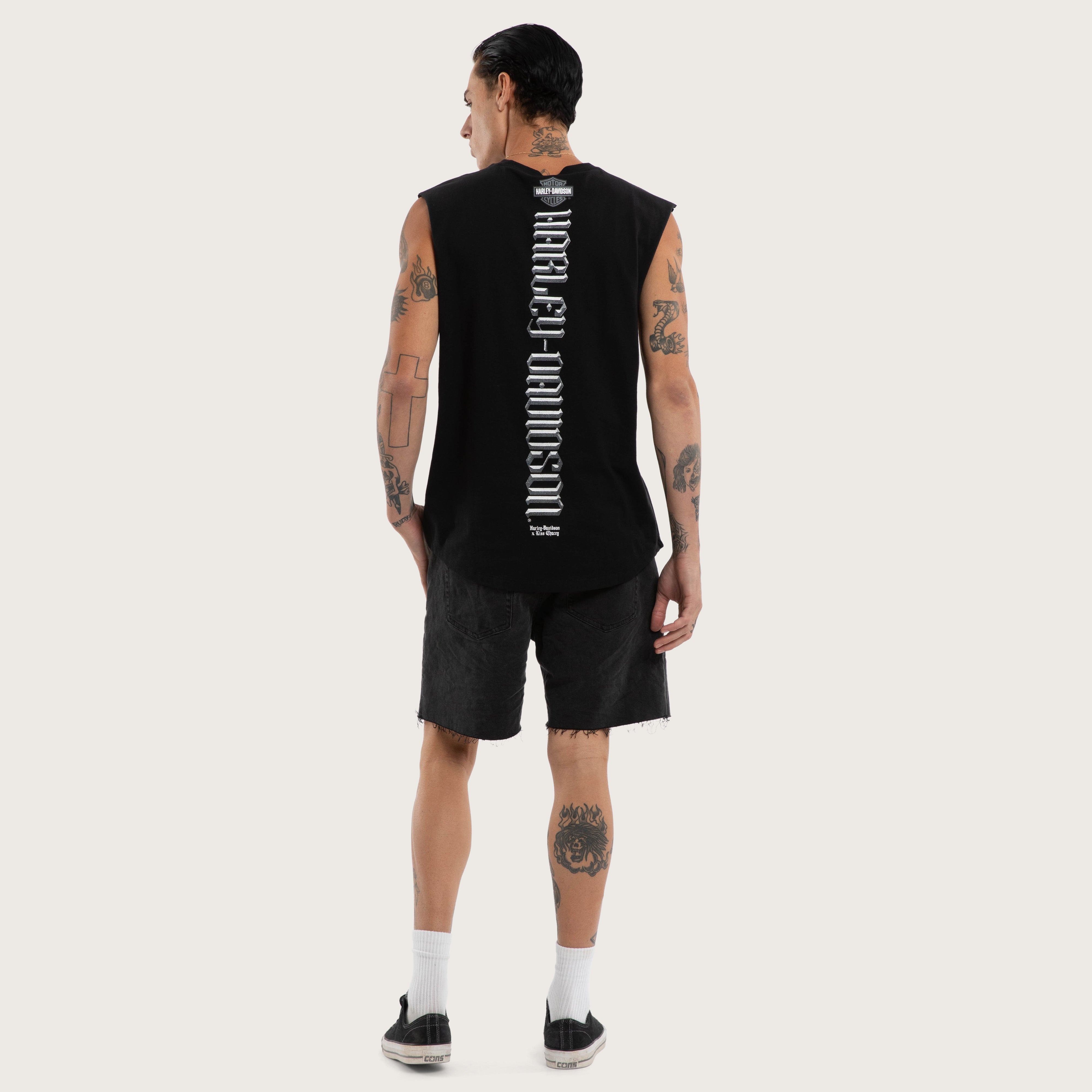 Performance Fit Muscle Tank Top – Jet Black
