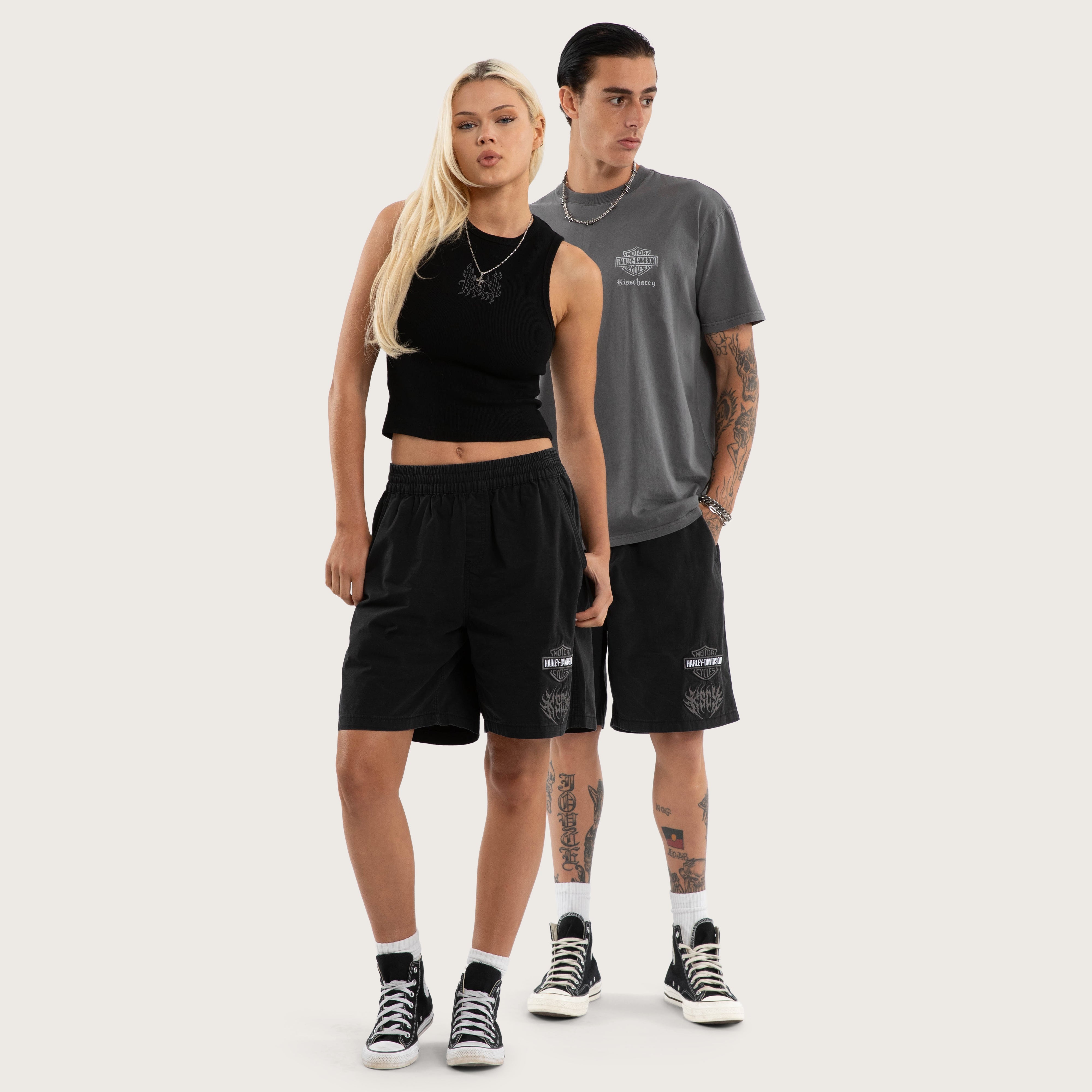 Urban Baggy Fit Shorts – Jet Black