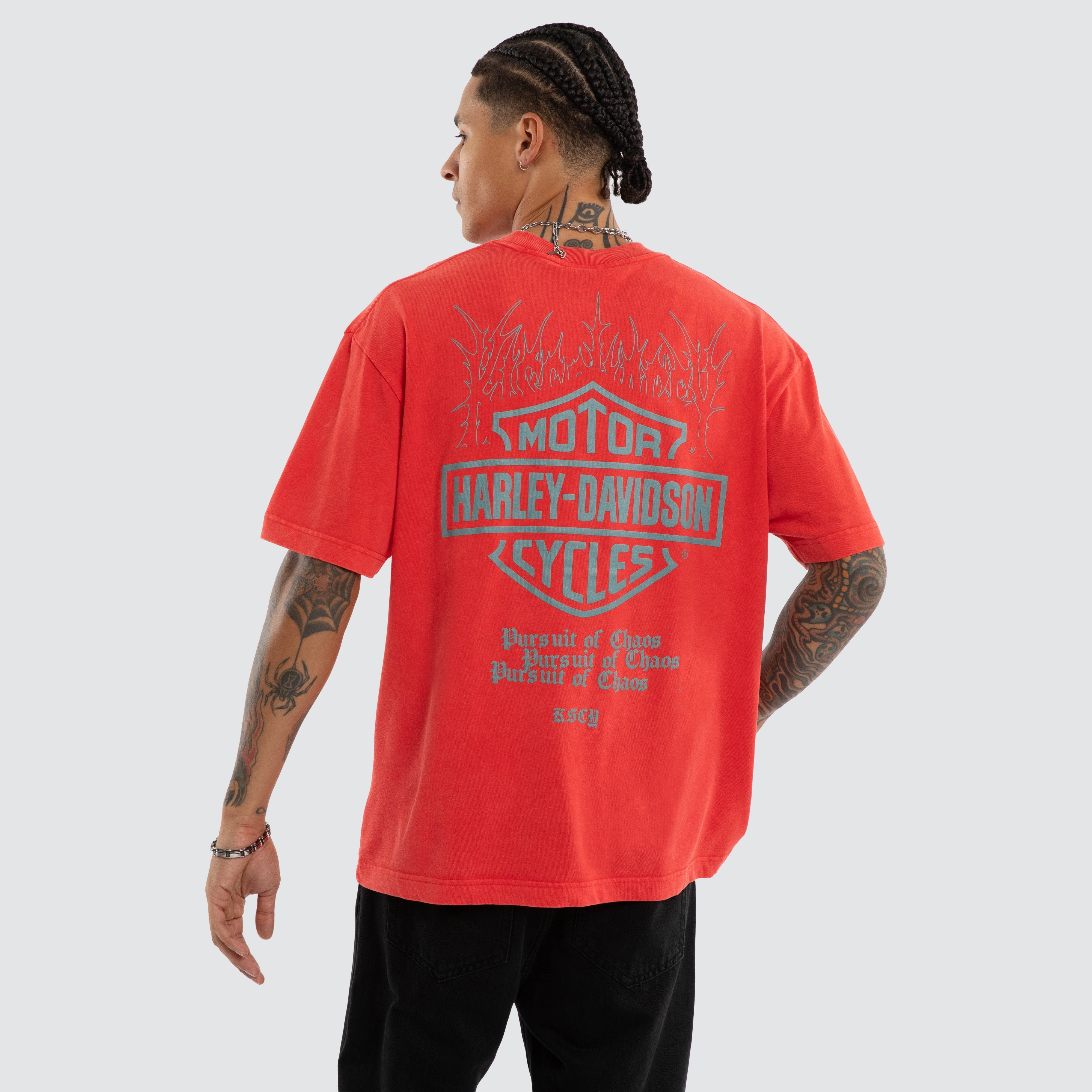 Retro Inspired Streetwear Tee – Snow Scarlet
