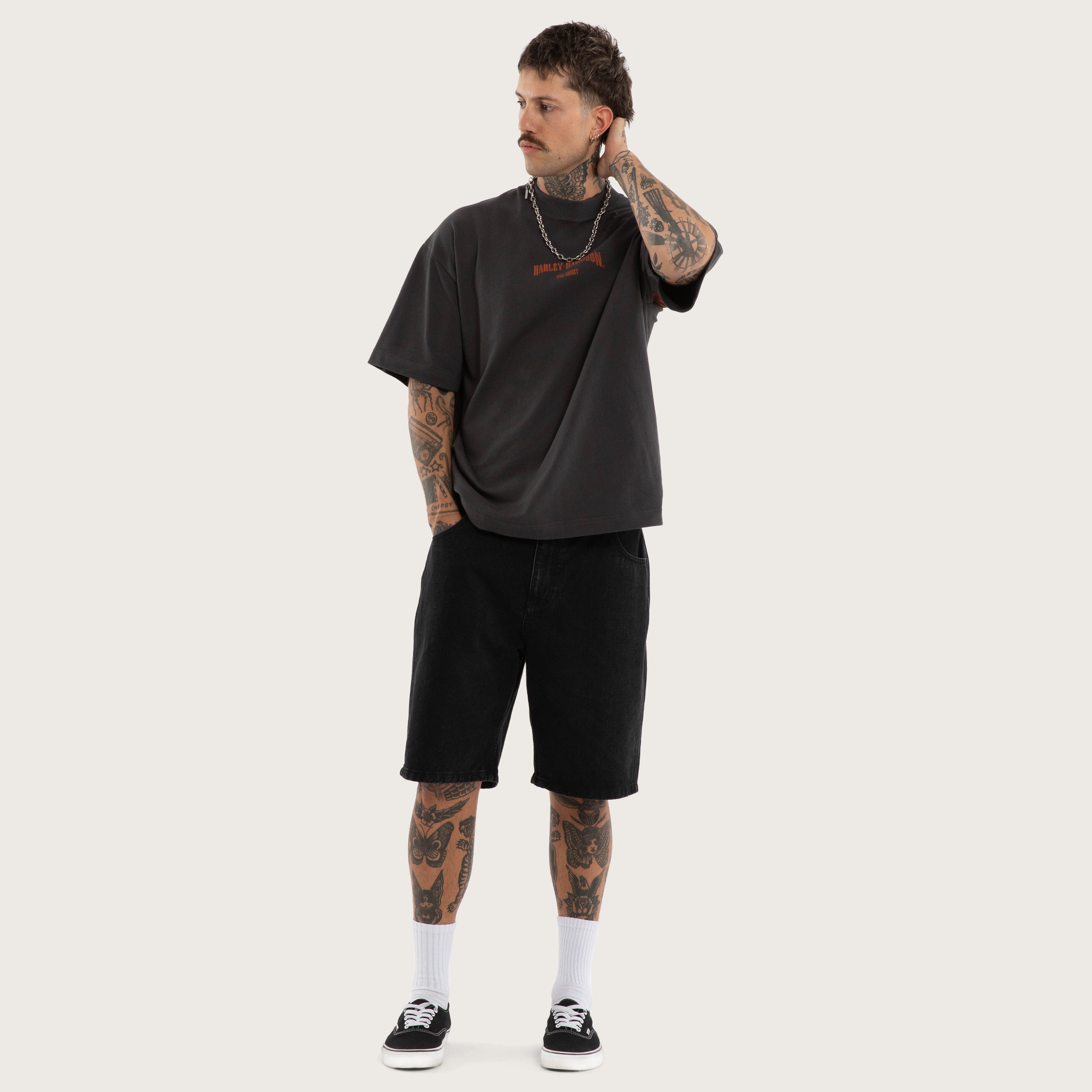 Heritage Graphic Cotton T-Shirt – Pigment Black