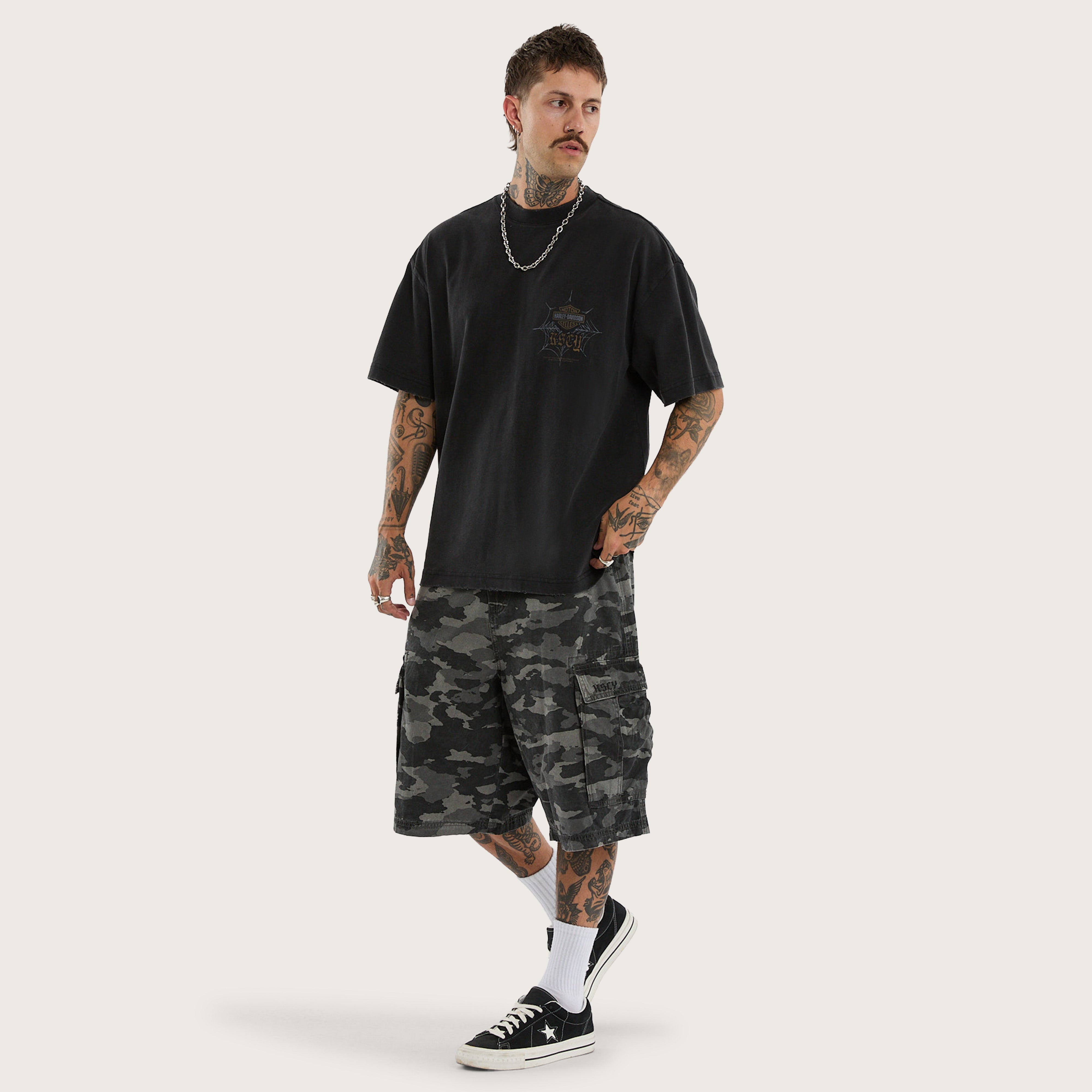 Vintage Rally Inspired T-Shirt – Mineral Black