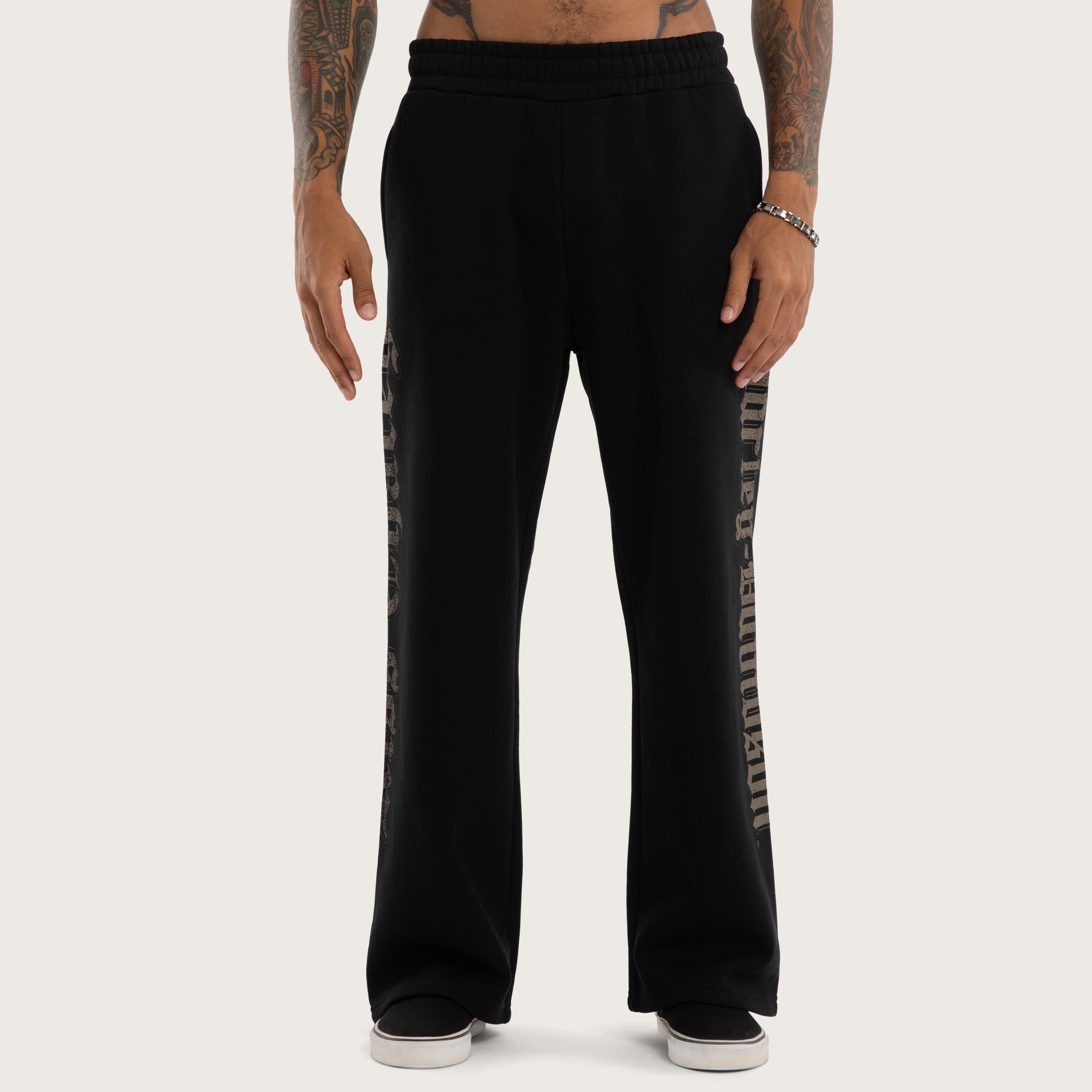 Sport Fit Activewear Pants – Jet Black