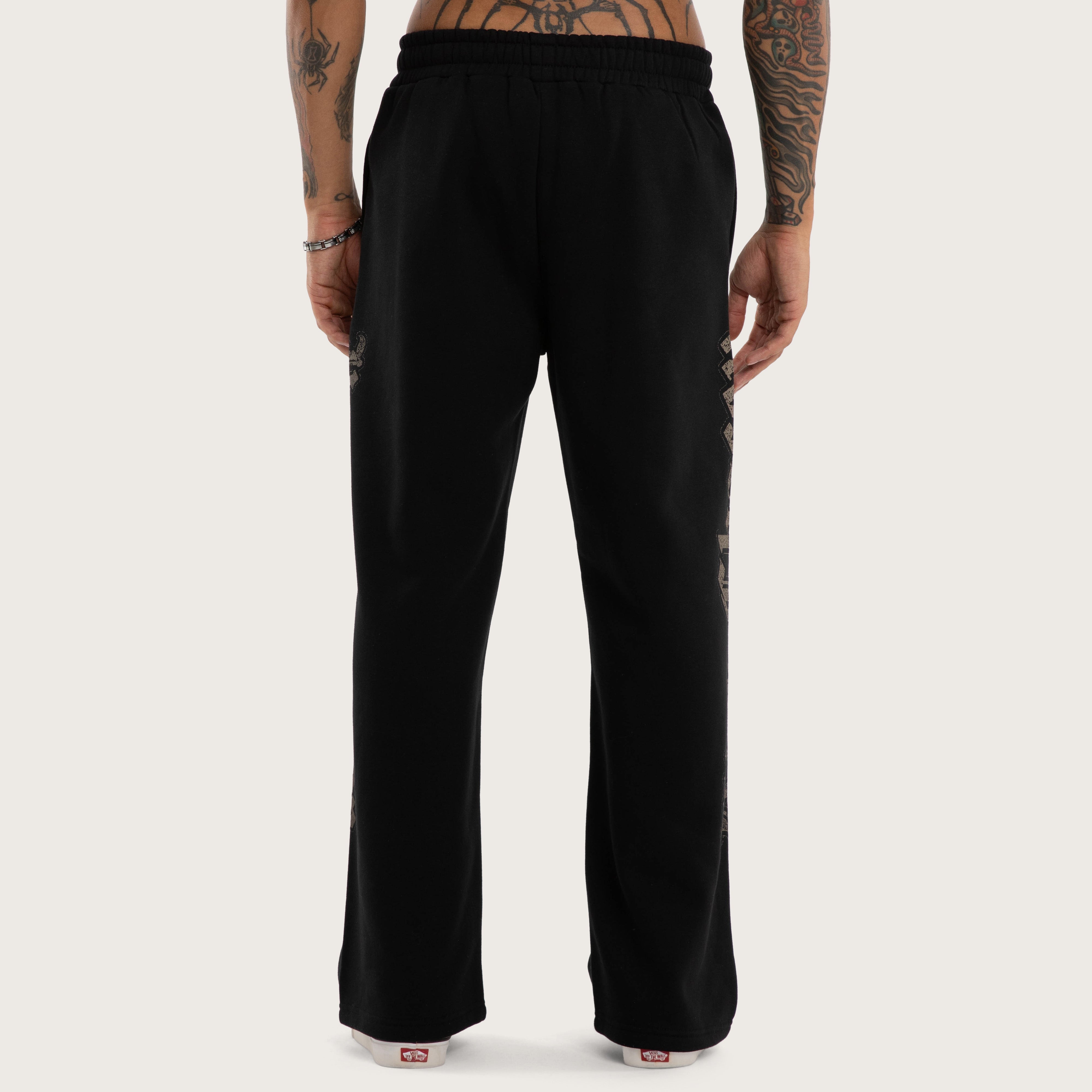 Sport Fit Activewear Pants – Jet Black