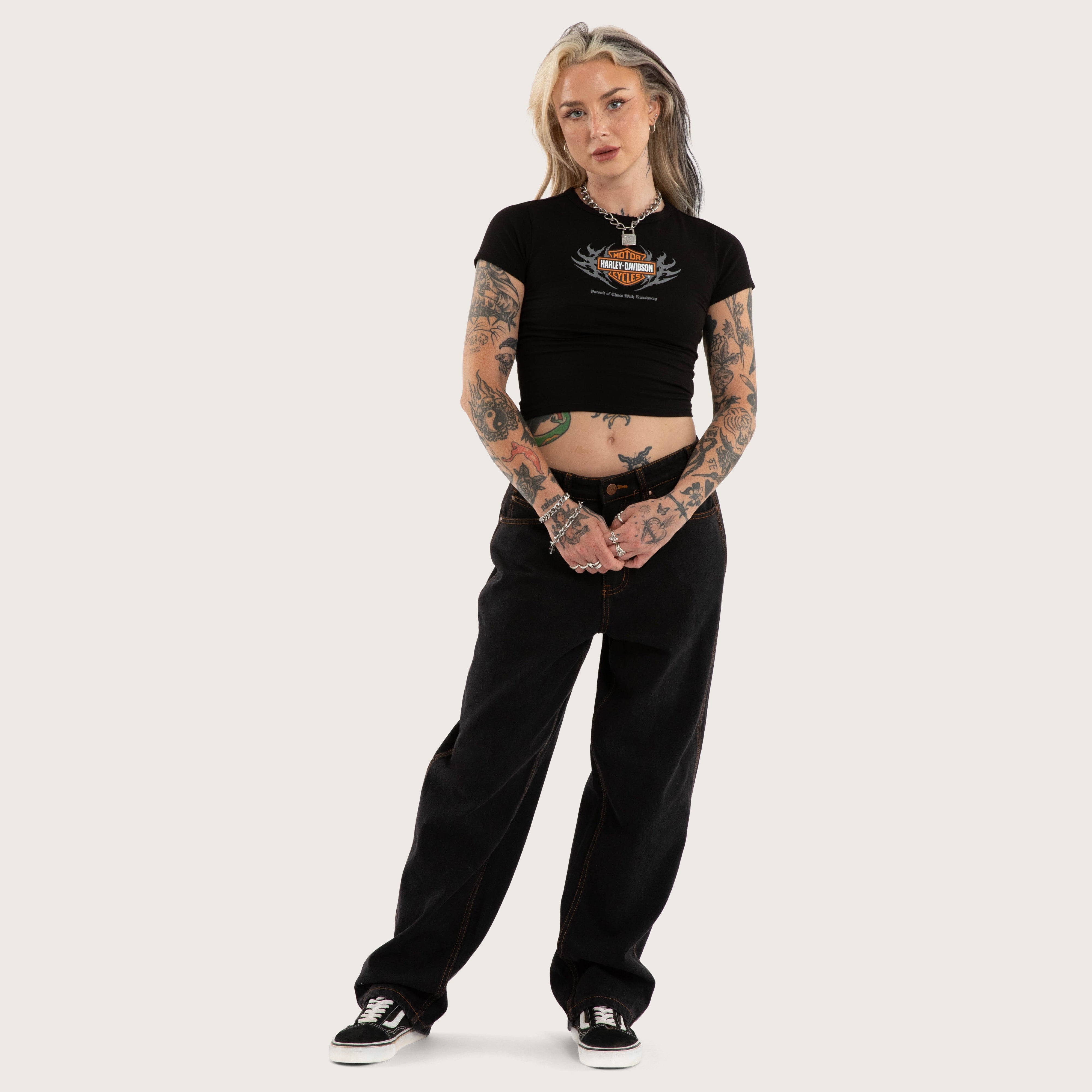 Casual Essential Baby Tee – Jet Black
