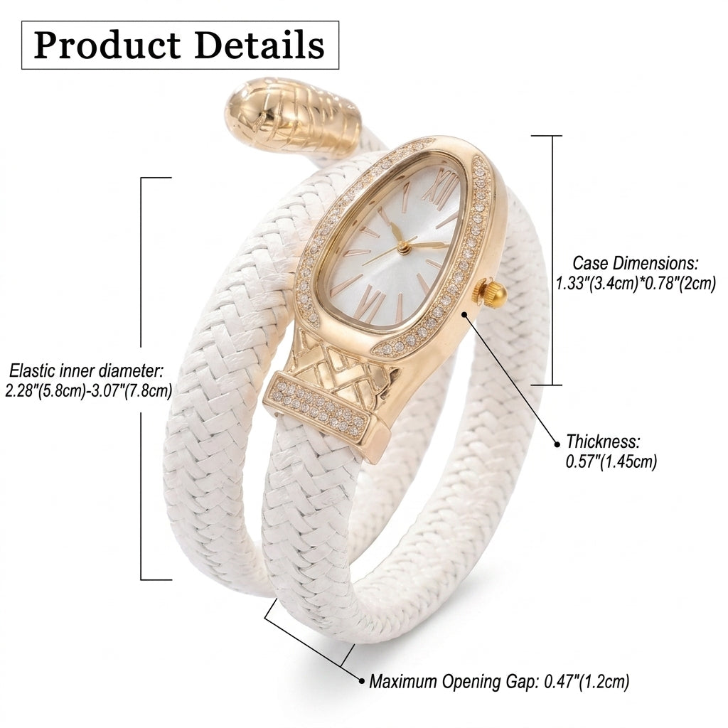 Ivory Serpentyne Braid