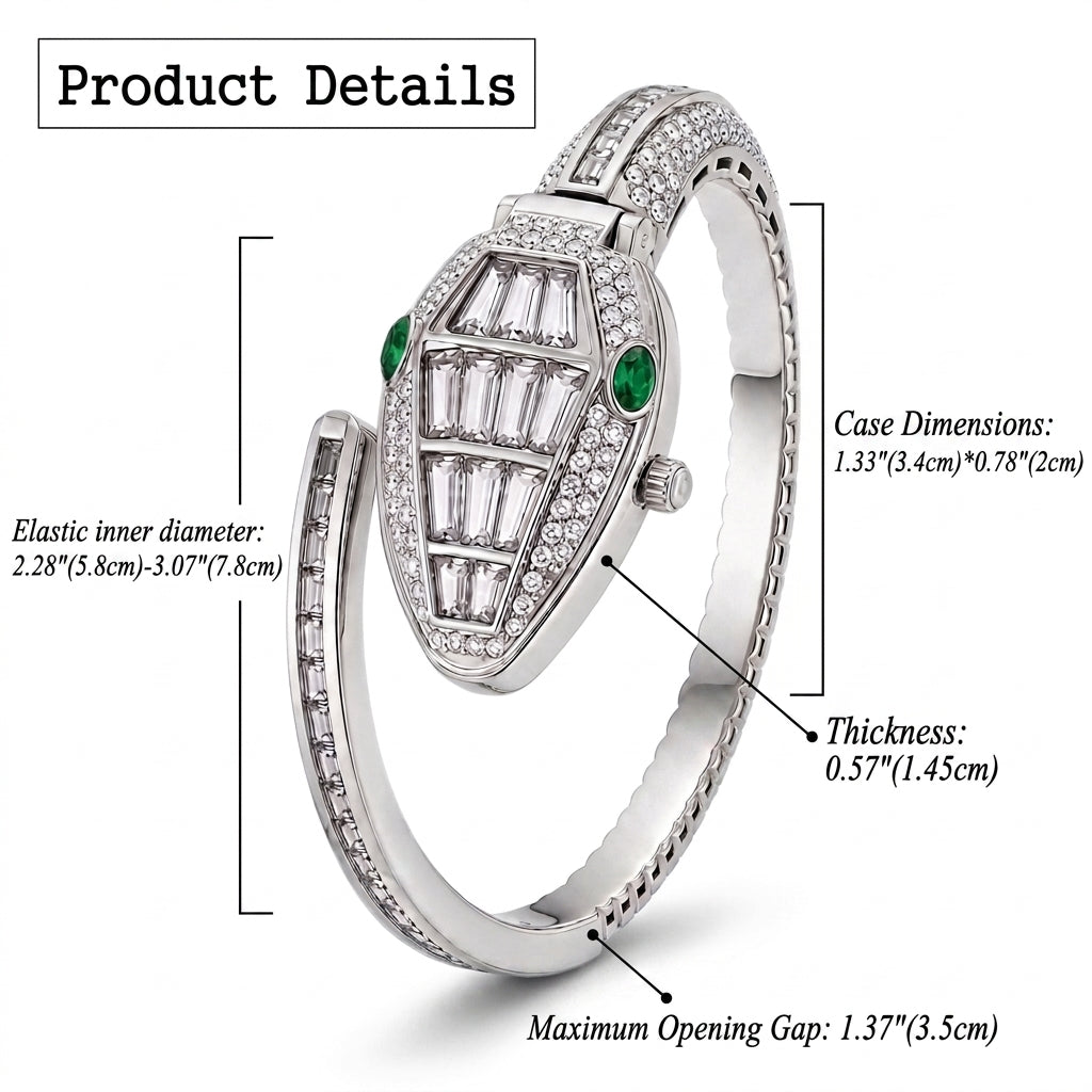 Platinum Serpentyne Crystal