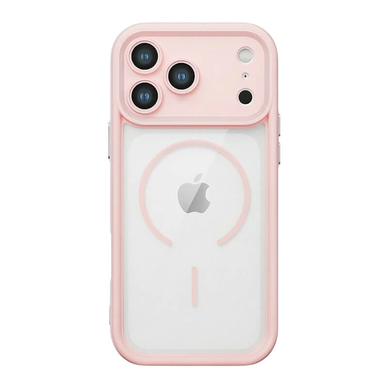 Side Mesh Airbags MagSafe Phone Case - Pink