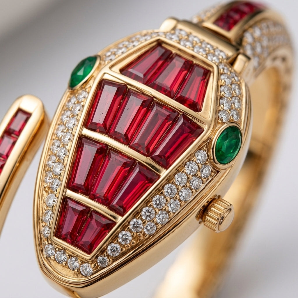Ruby Serpentyne Crystal