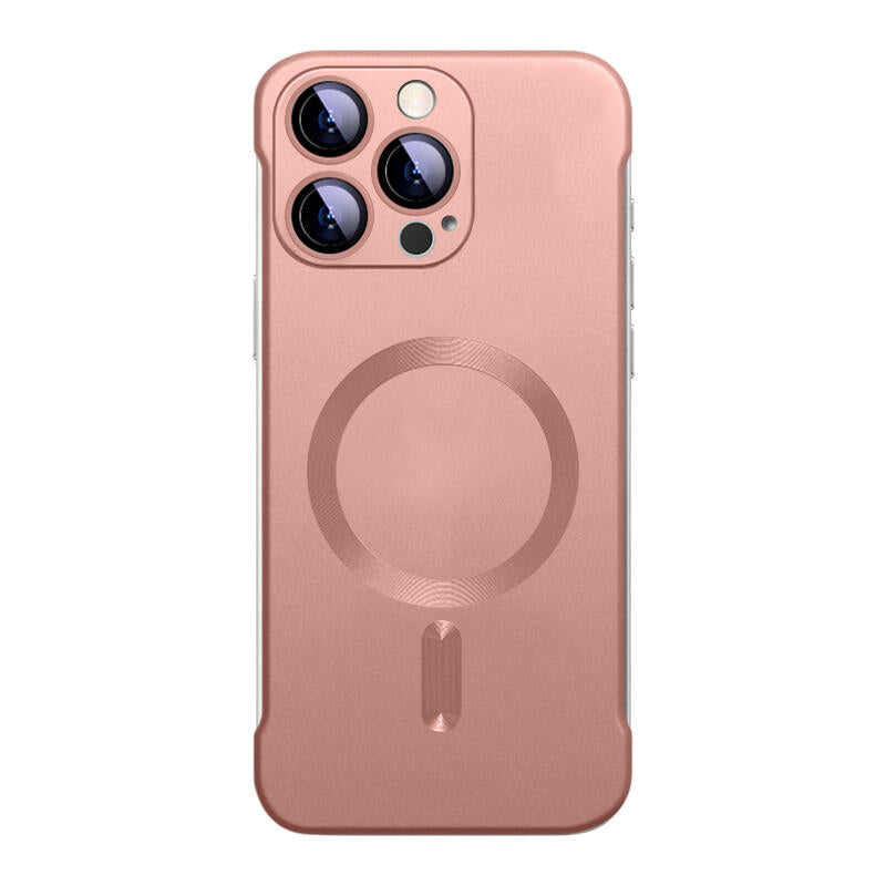 Borderless Frosted MagSafe Phone Case - Pink