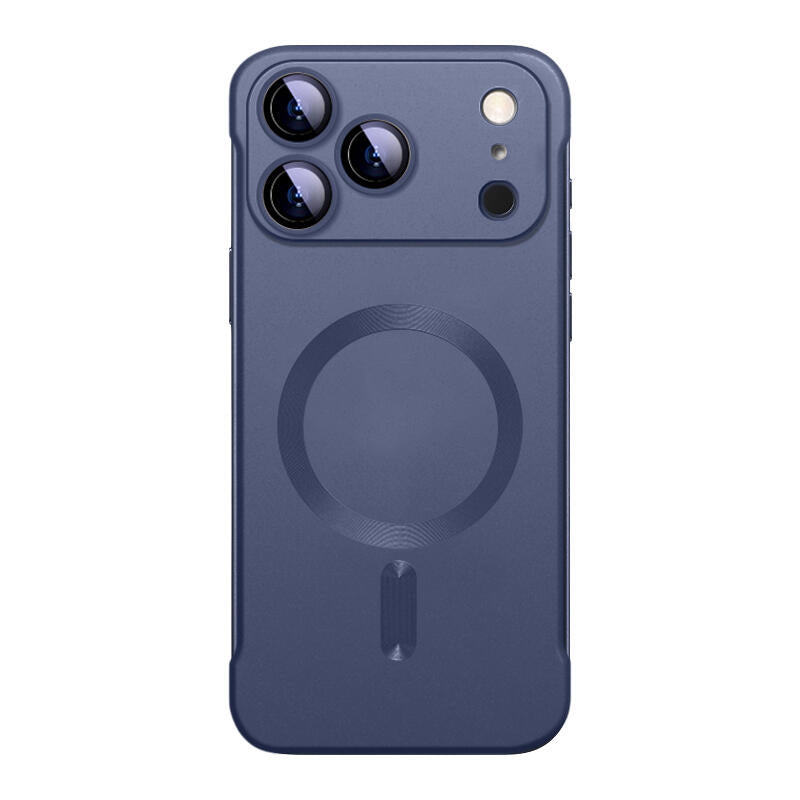 Borderless Frosted MagSafe Phone Case - Navy Blue