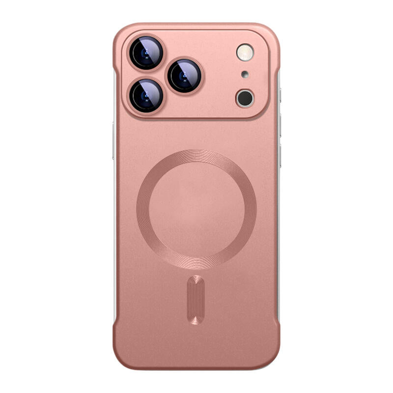 Borderless Frosted MagSafe Phone Case - Pink