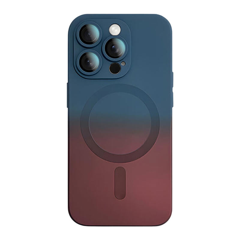 Dopamine Gradient MagSafe Phone Case - Blue Red