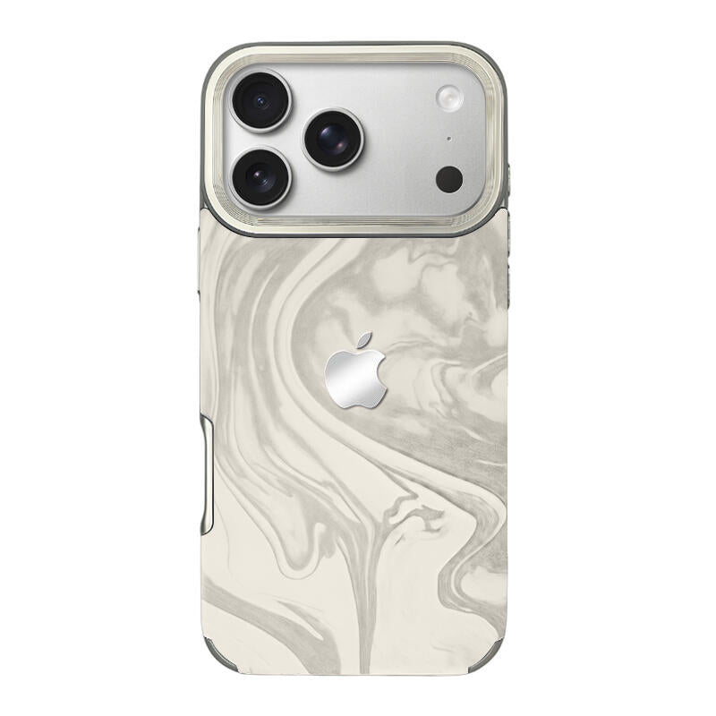 Electroplated Velvet Phone Case - White