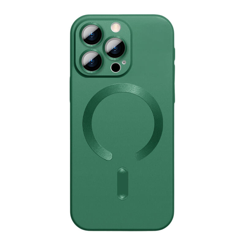Lens Film CD MagSafe Phone Case - Green