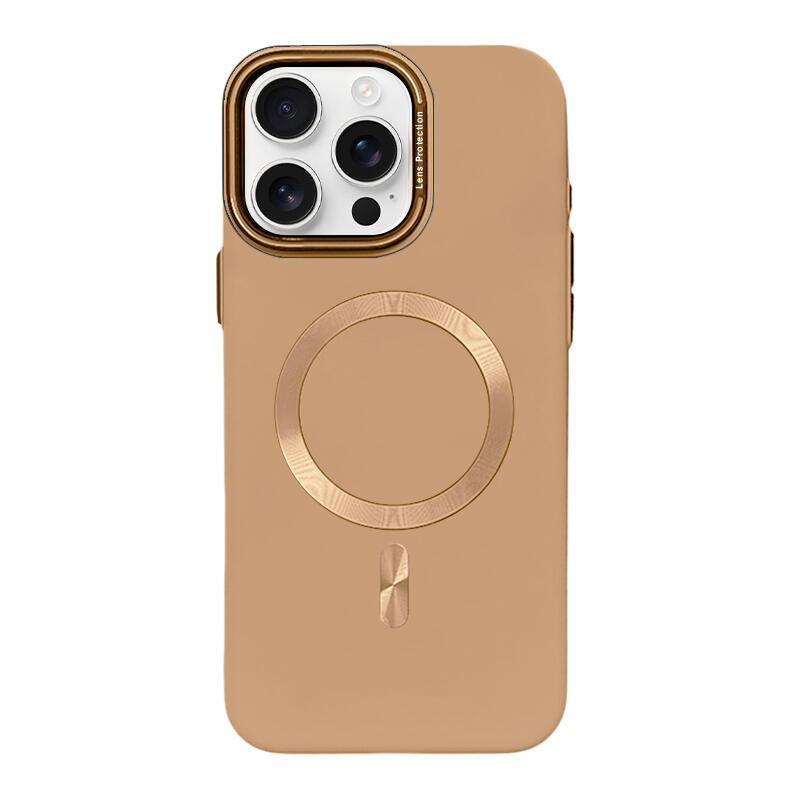 Lens Protection Matte MagSafe Phone Case - Khaki
